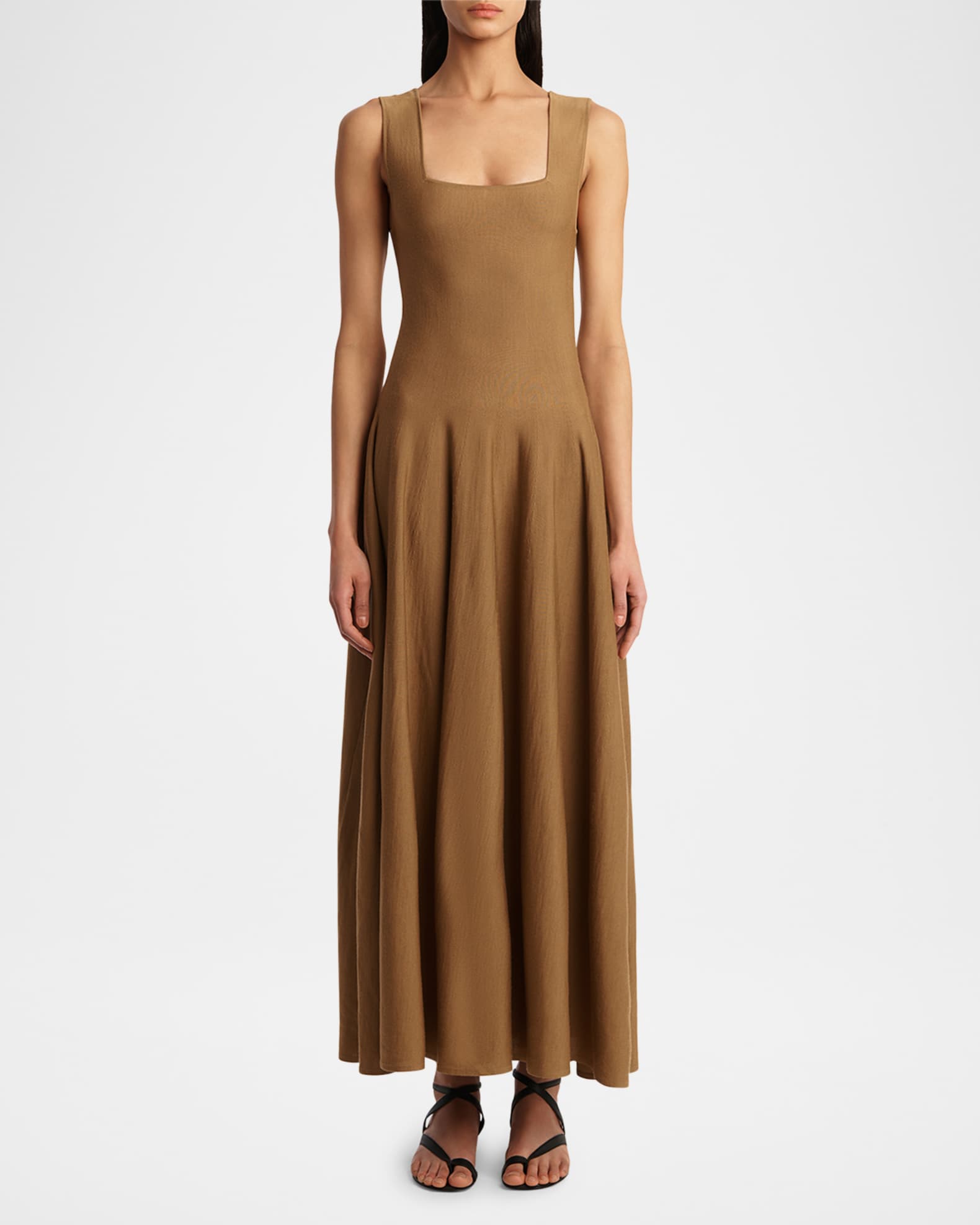 Jodie Square-Neck Sleeveless Maxi Dress 1