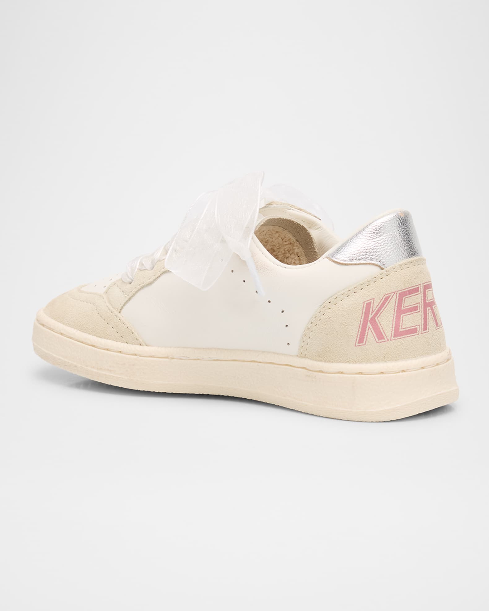 Girl's Ballstar Suede Low Top Sneakers 1
