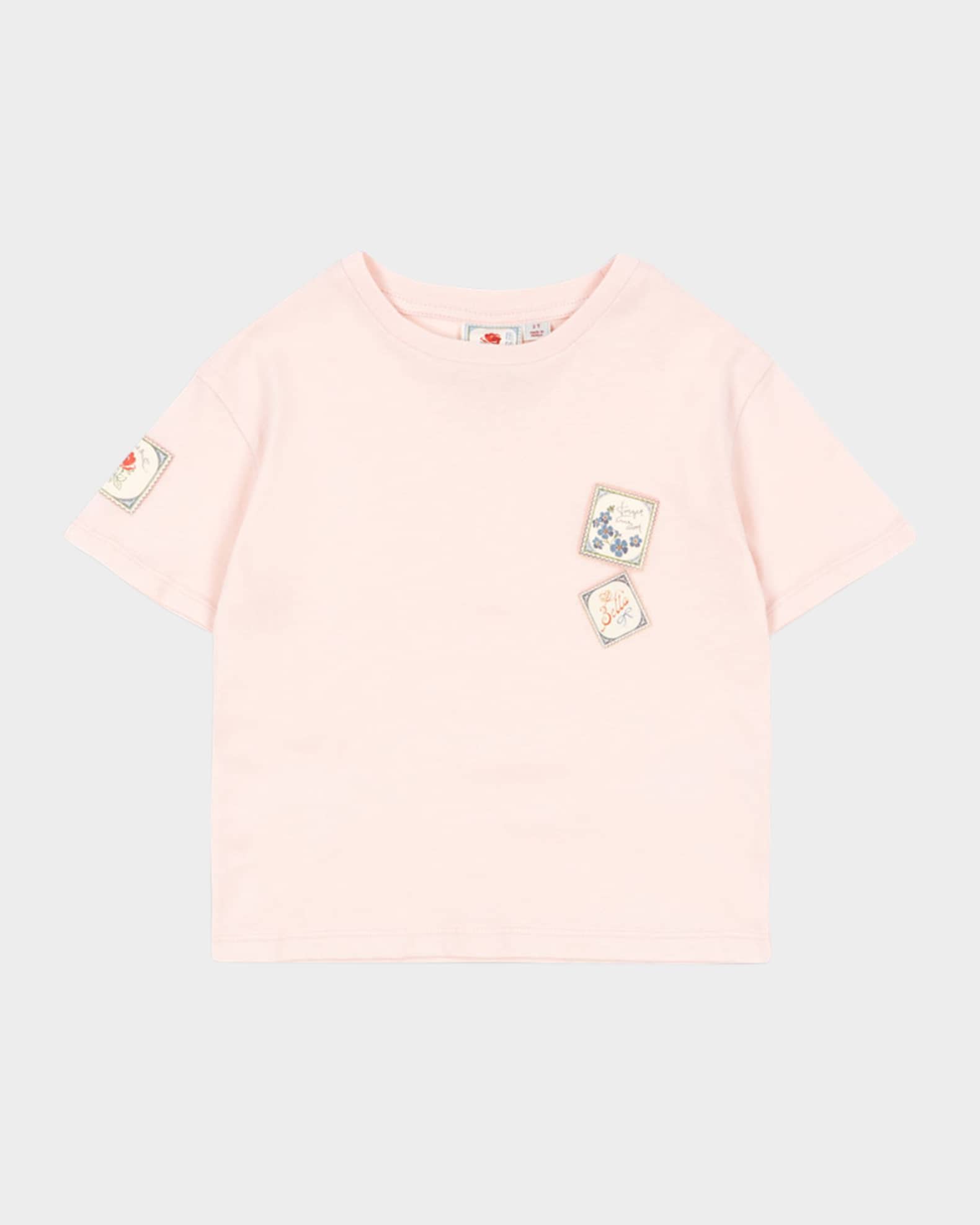 Rosie H-W x Girl's Letter-Print Cotton T-Shirt, Size 12M-8 0
