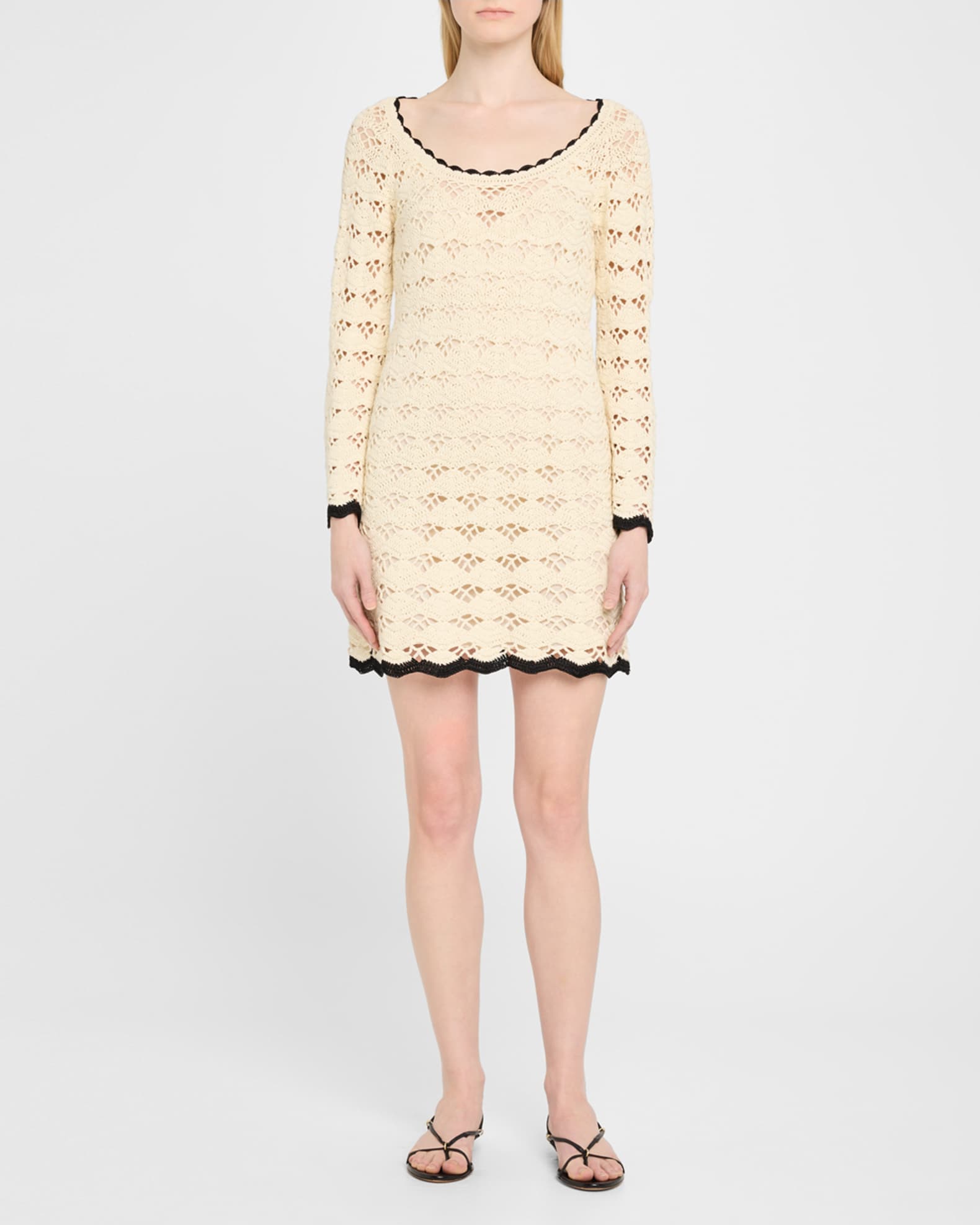 Rhiannon Crochet Mini Dress 1