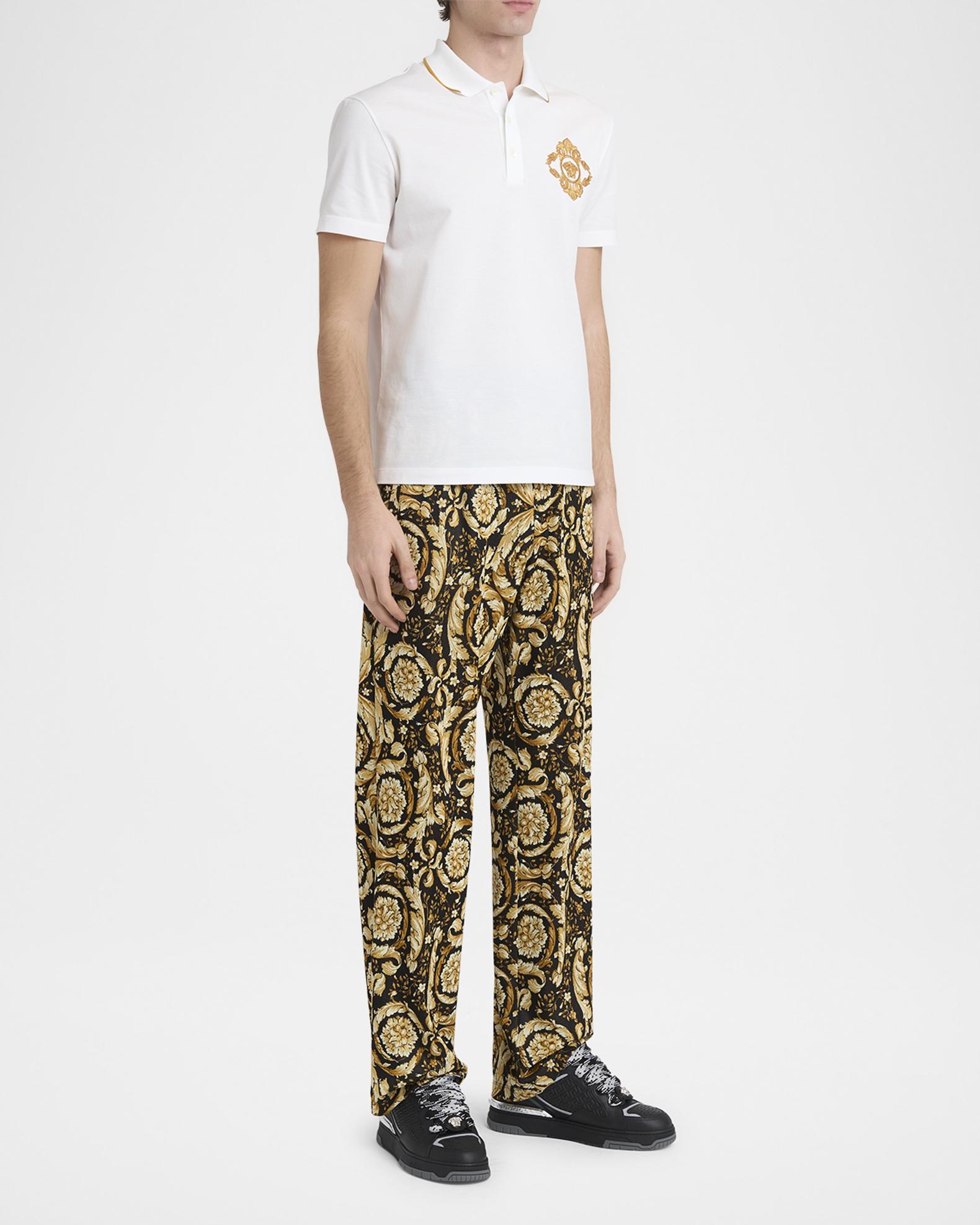 Versace Men's Biggie Basket Leather Sneakers | Neiman Marcus