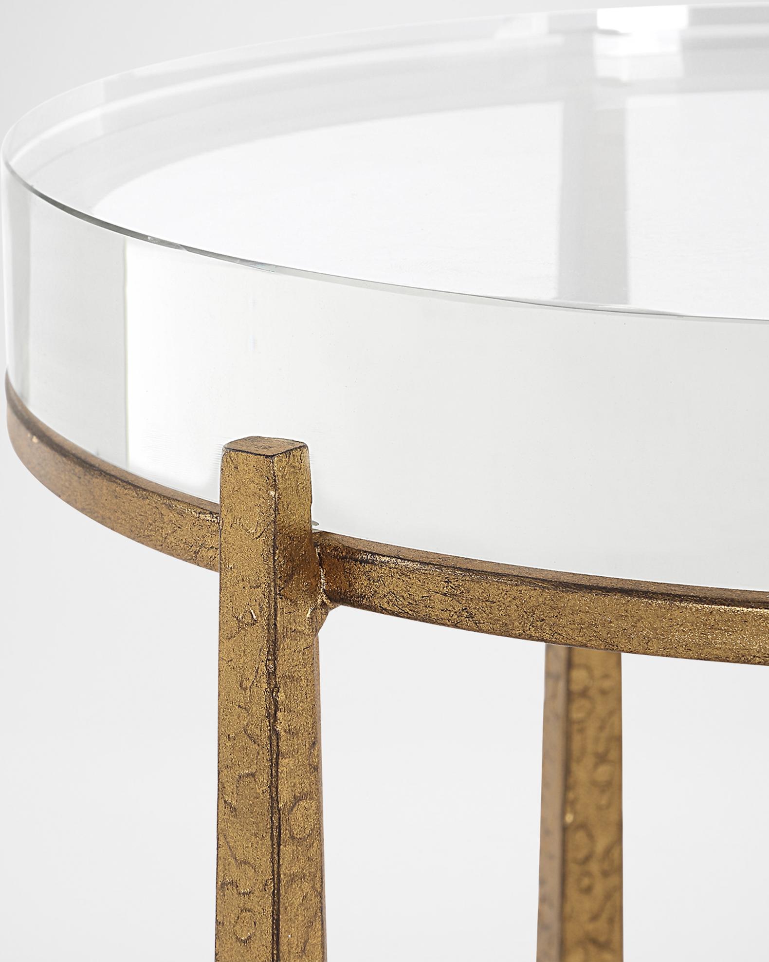 Midas Round Accent Table | Neiman Marcus