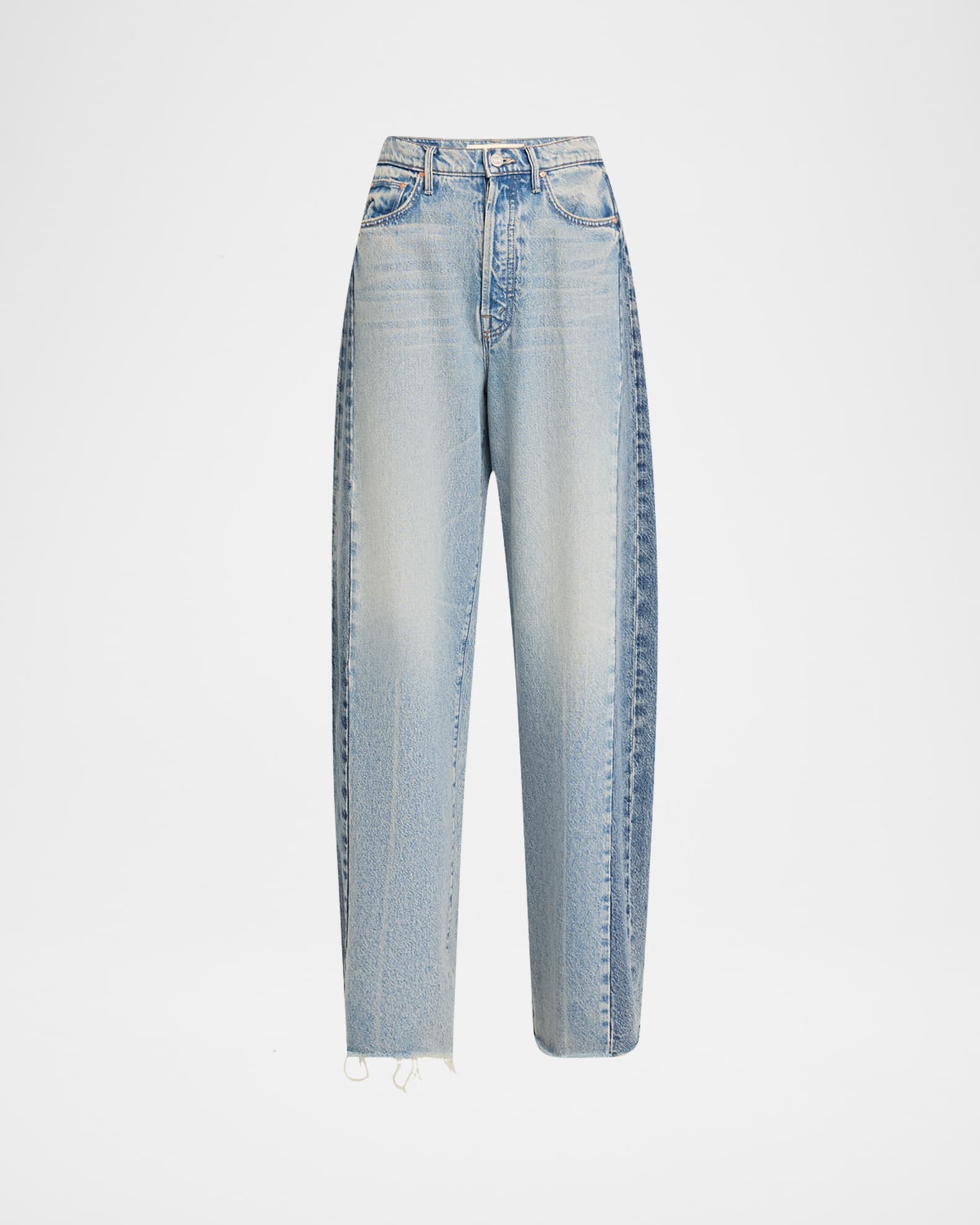 洋楽 Malone & Barnes Spontaneous Simplicity MOTHER The Pipe-Dream Button Sneak Fray Jeans | Neiman Marcus