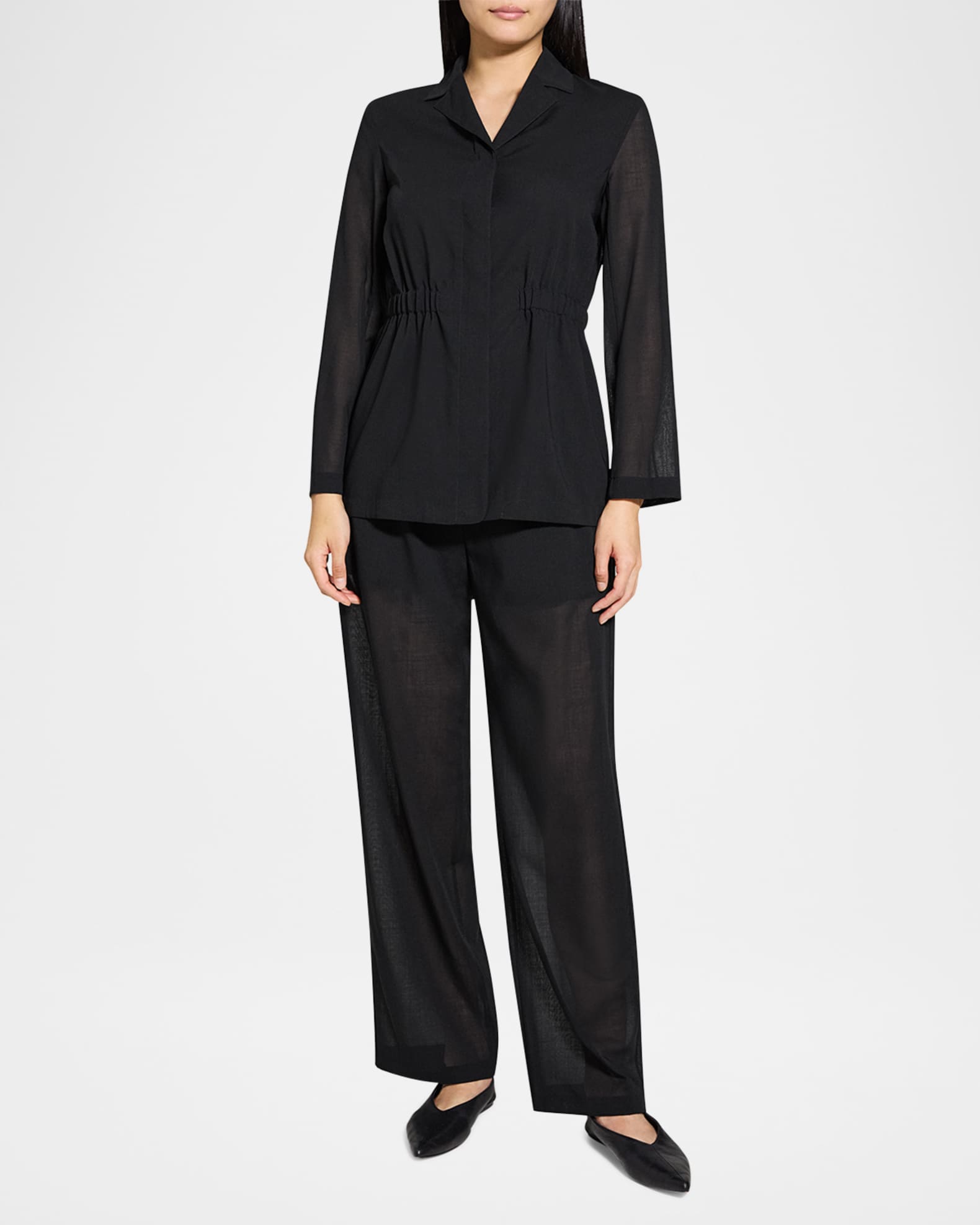 Lightweight Cinched Wool Jacket 1