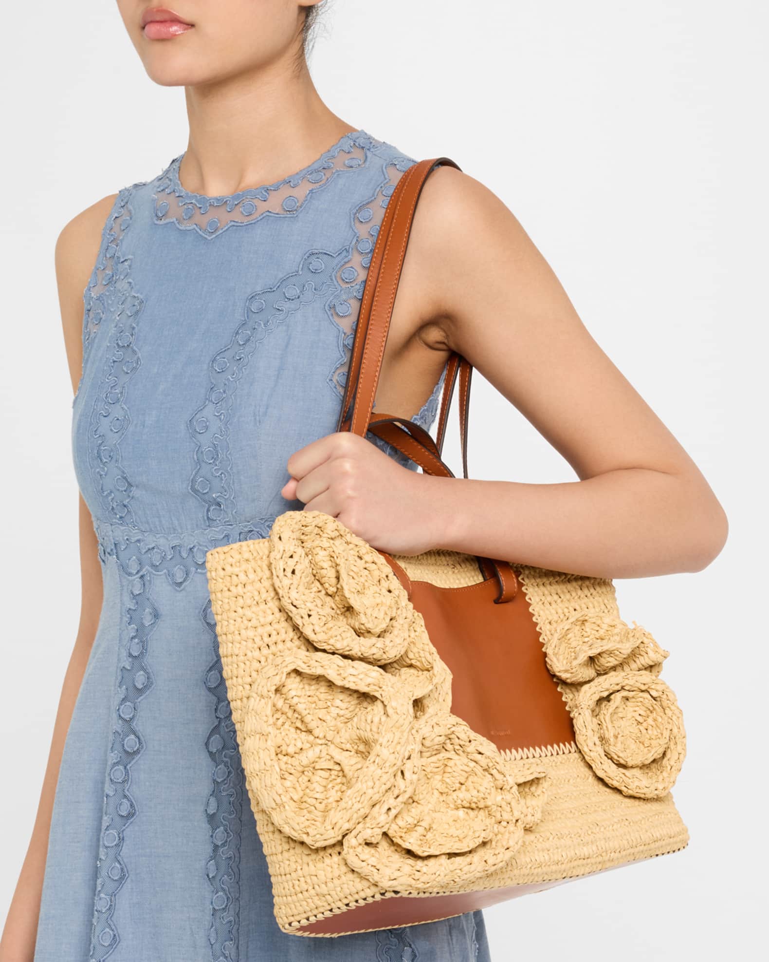Lali Floral Crochet Tote Bag 1