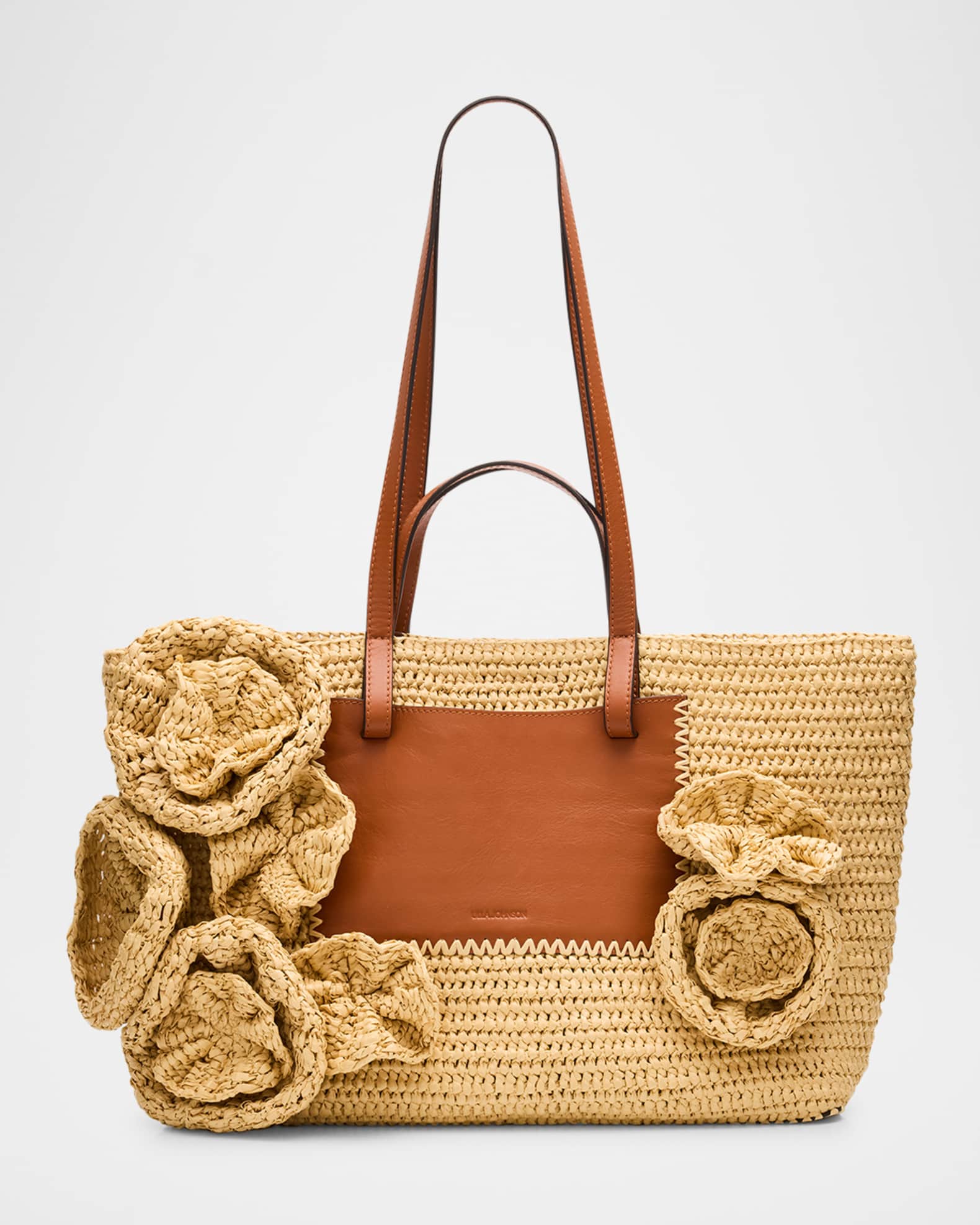 Lali Floral Crochet Tote Bag 0