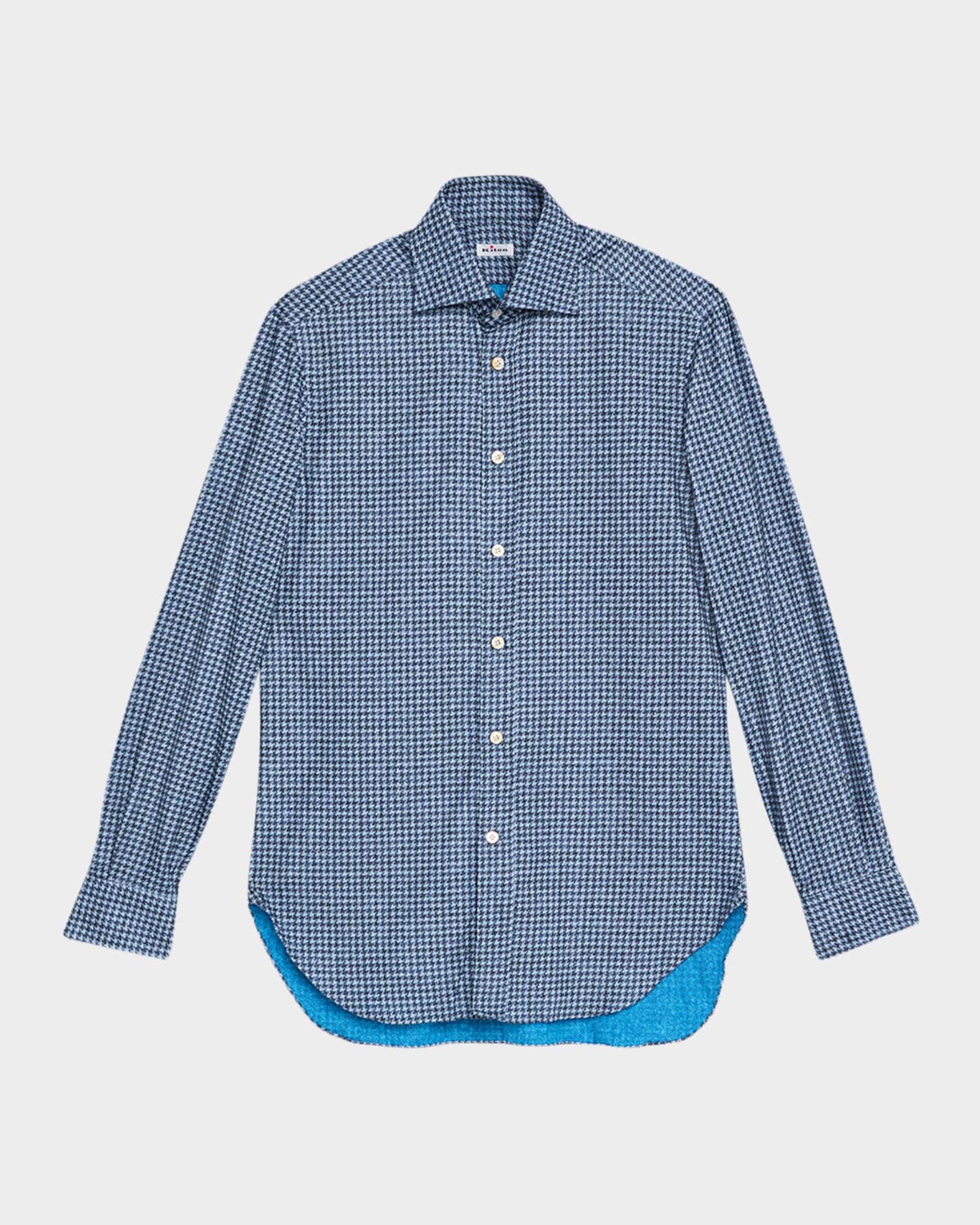 Men's Cotton Houndstooth Classic-Fit Sport Shirt 0