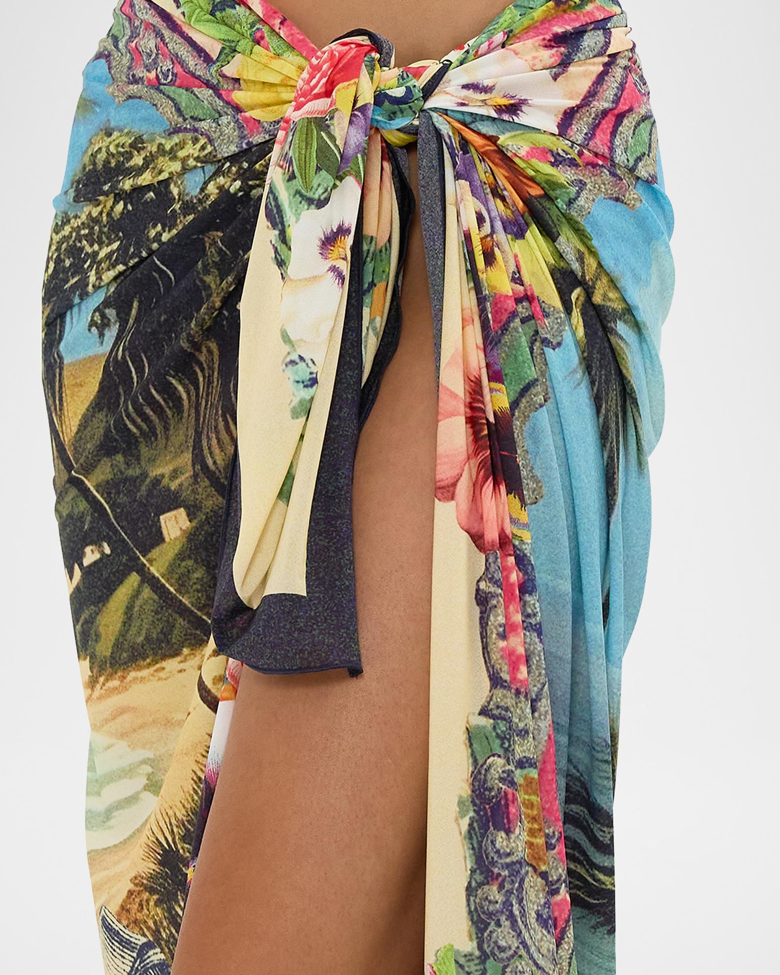 Camilla Bathing Bombshell Long Sarong Coverup | Neiman Marcus