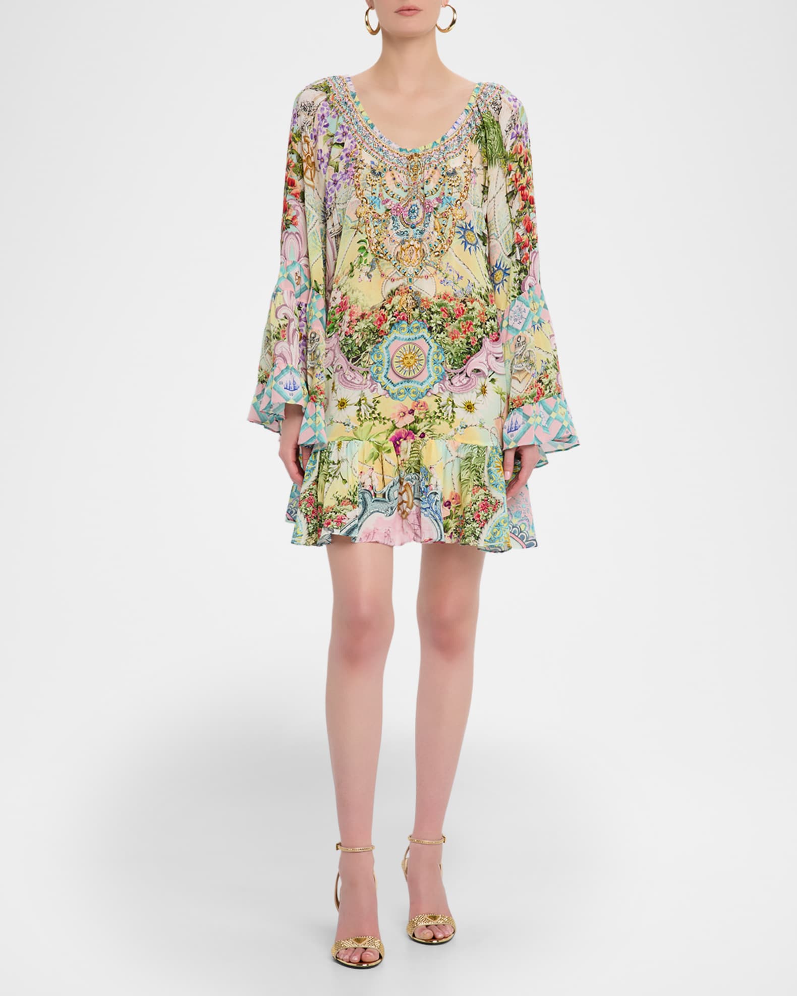 Just Coasting A-Line Frill Dress 1