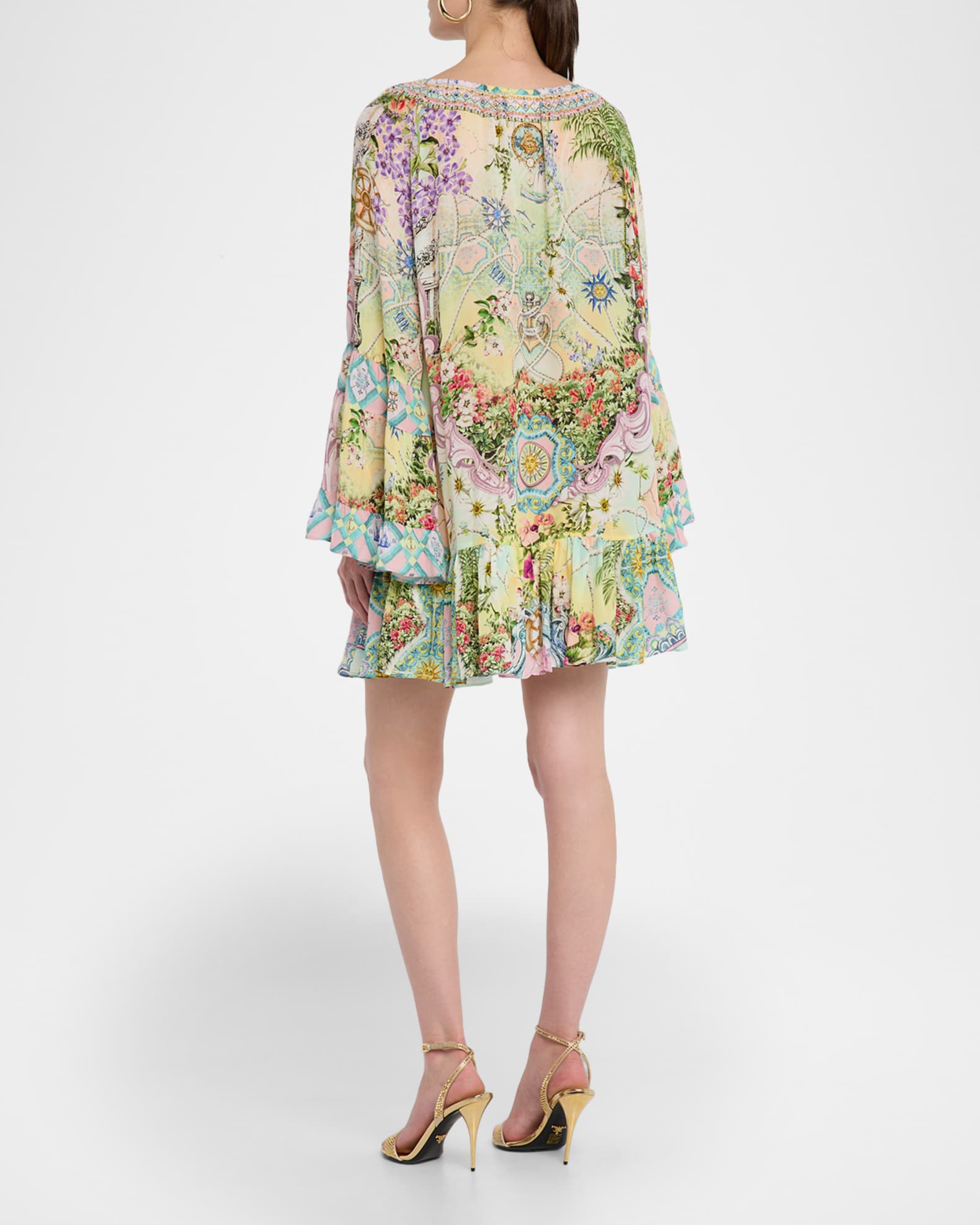A-LINE FRILL DRESS ANIMAL ALCHEMY