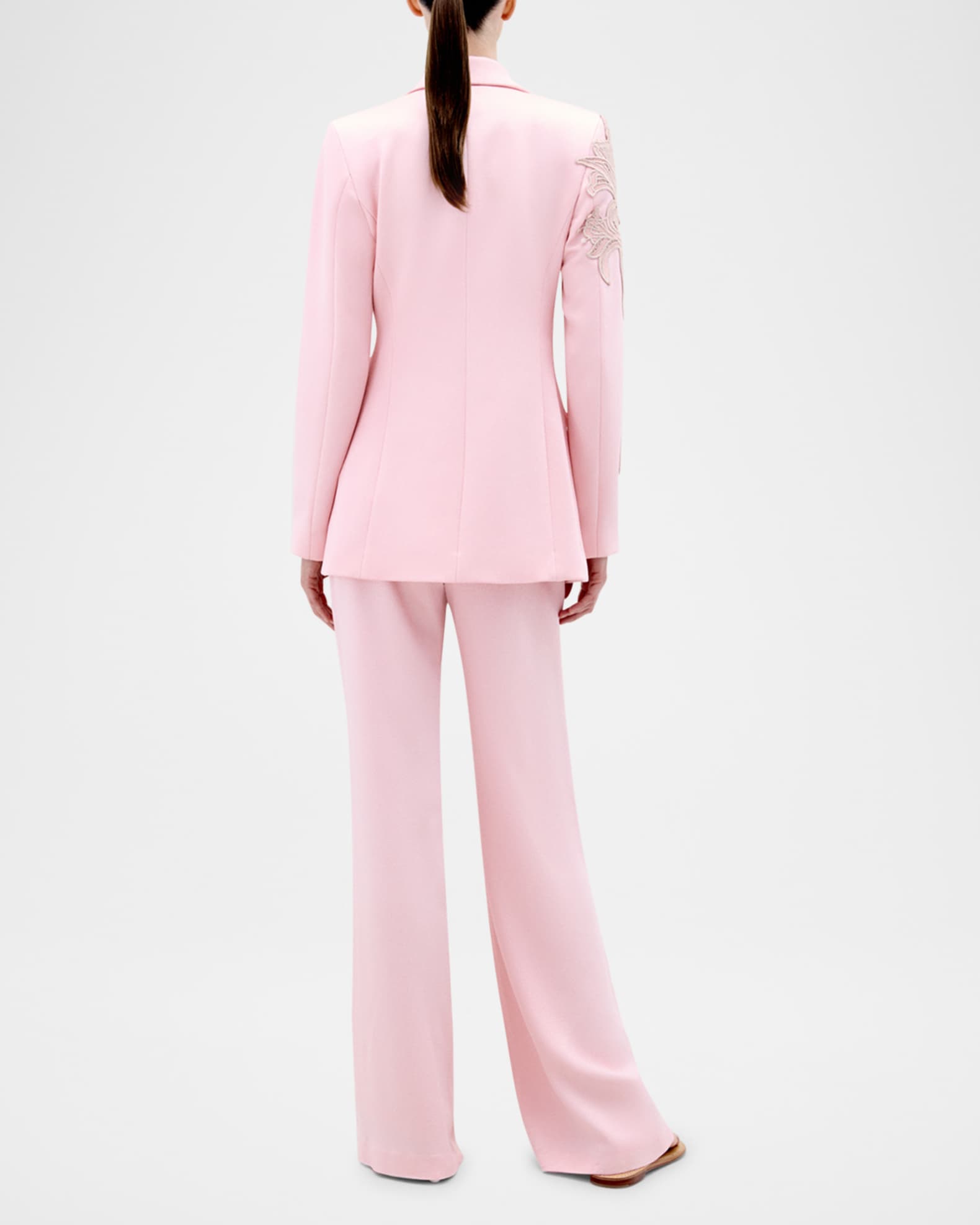 Silvia Tcherassi Rebeca Lace Single-Breasted Jacket | Neiman Marcus