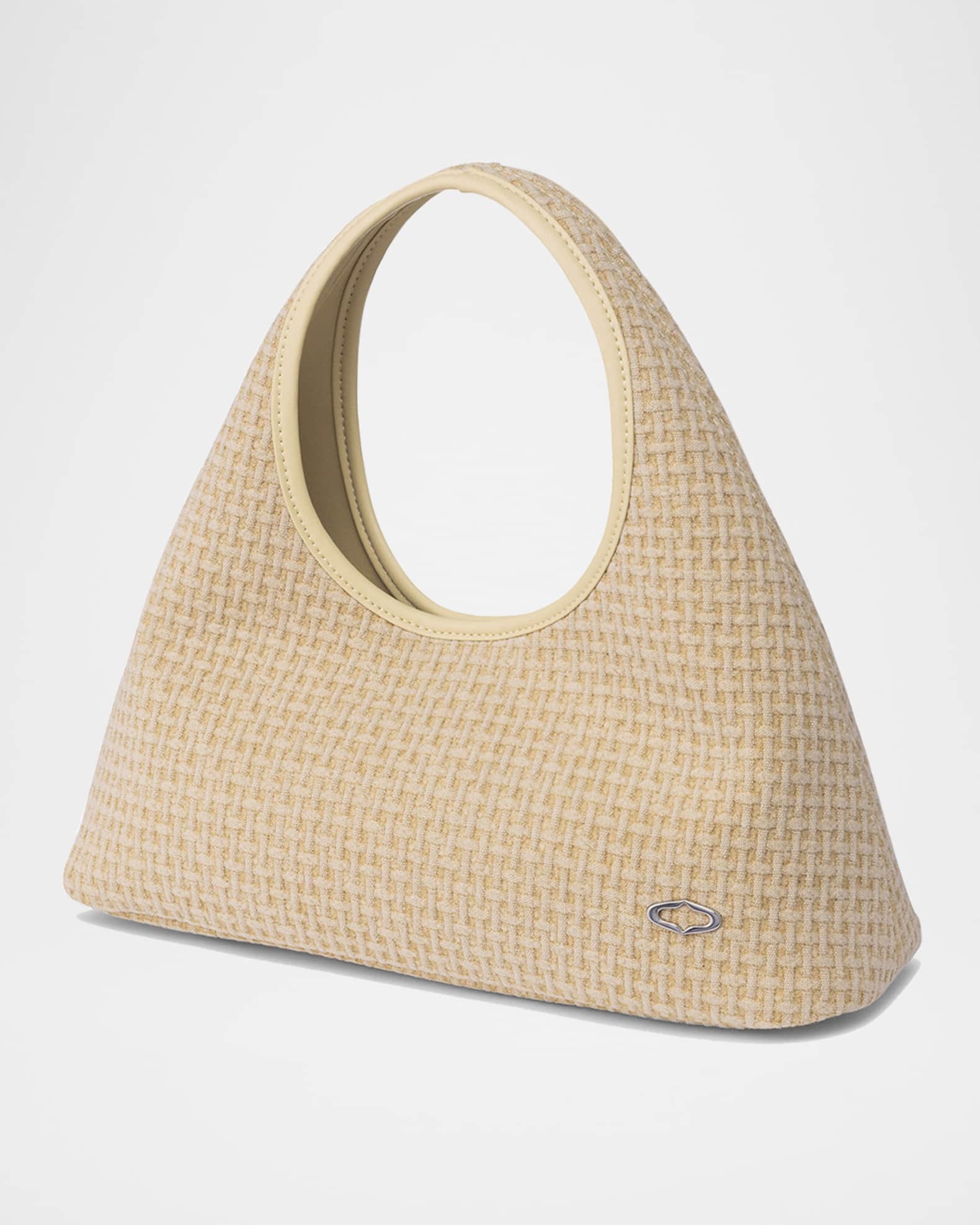 Waffle Canvas Shoulder Bag 1
