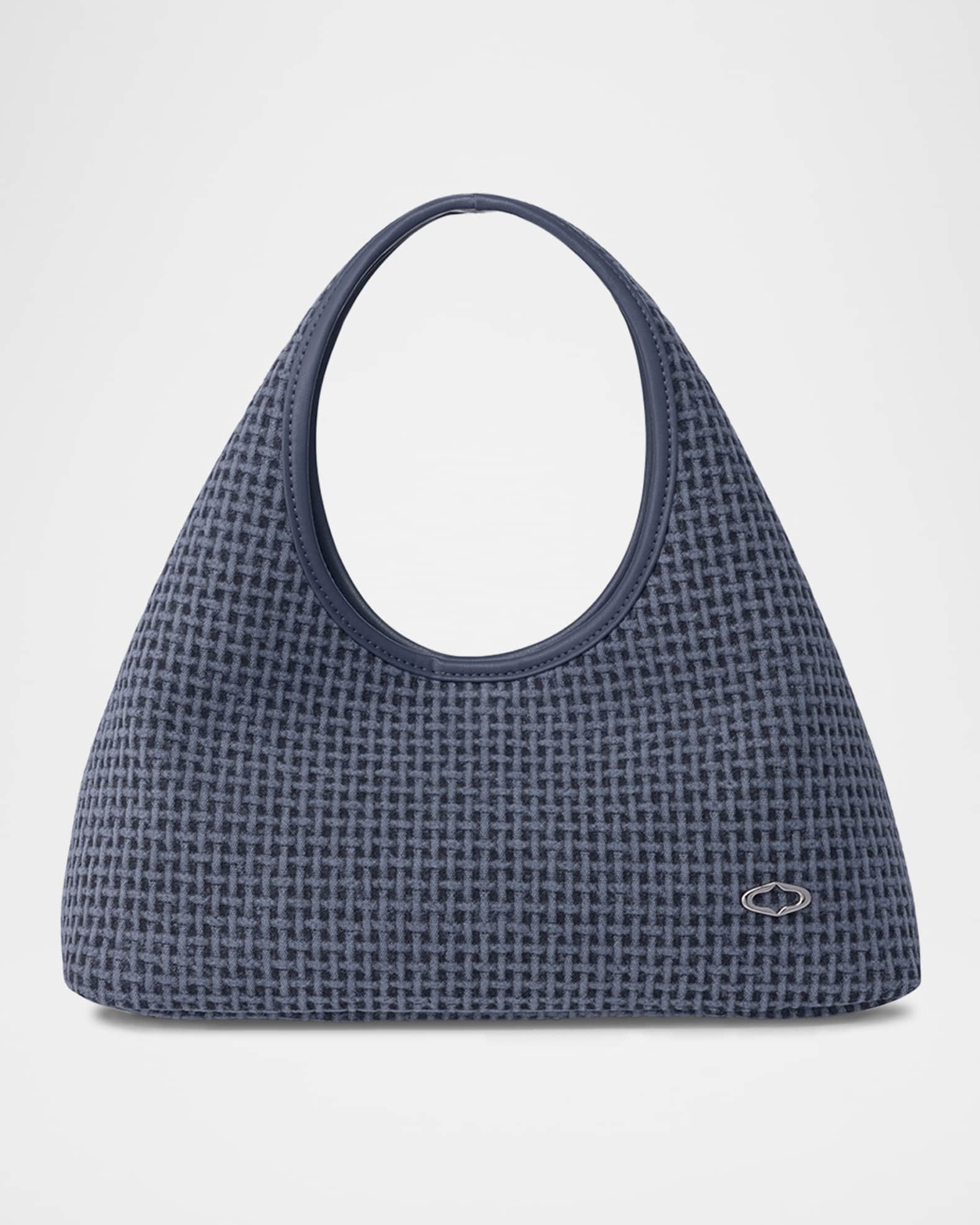 Waffle Canvas Top-Handle Bag 0
