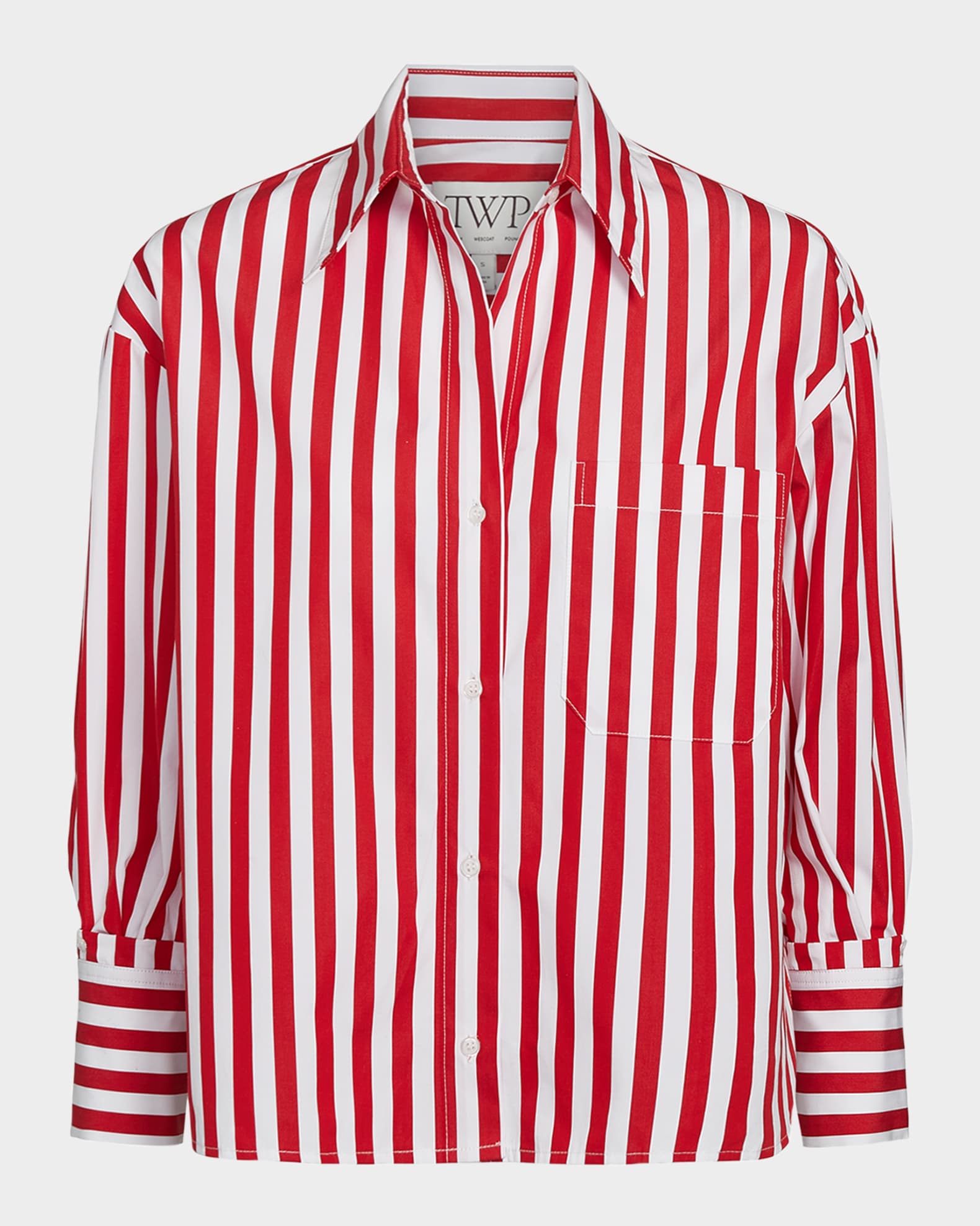 J.D. Striped Button-Front Shirt 0