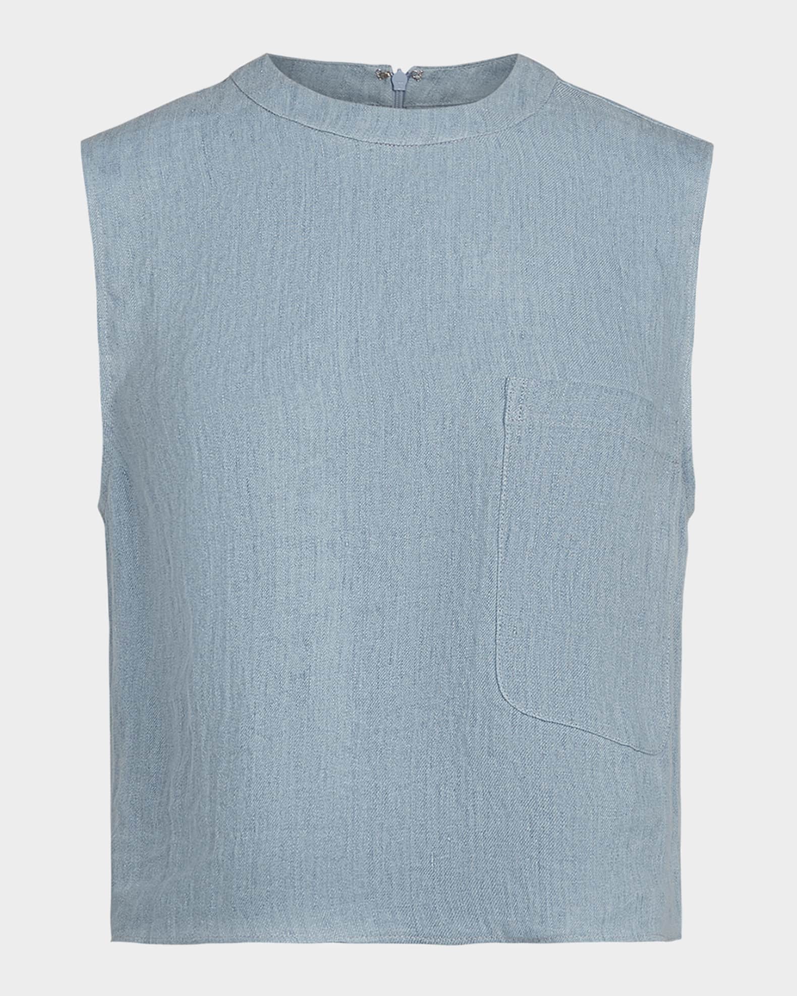Cropped Hemp Muscle Tank 0