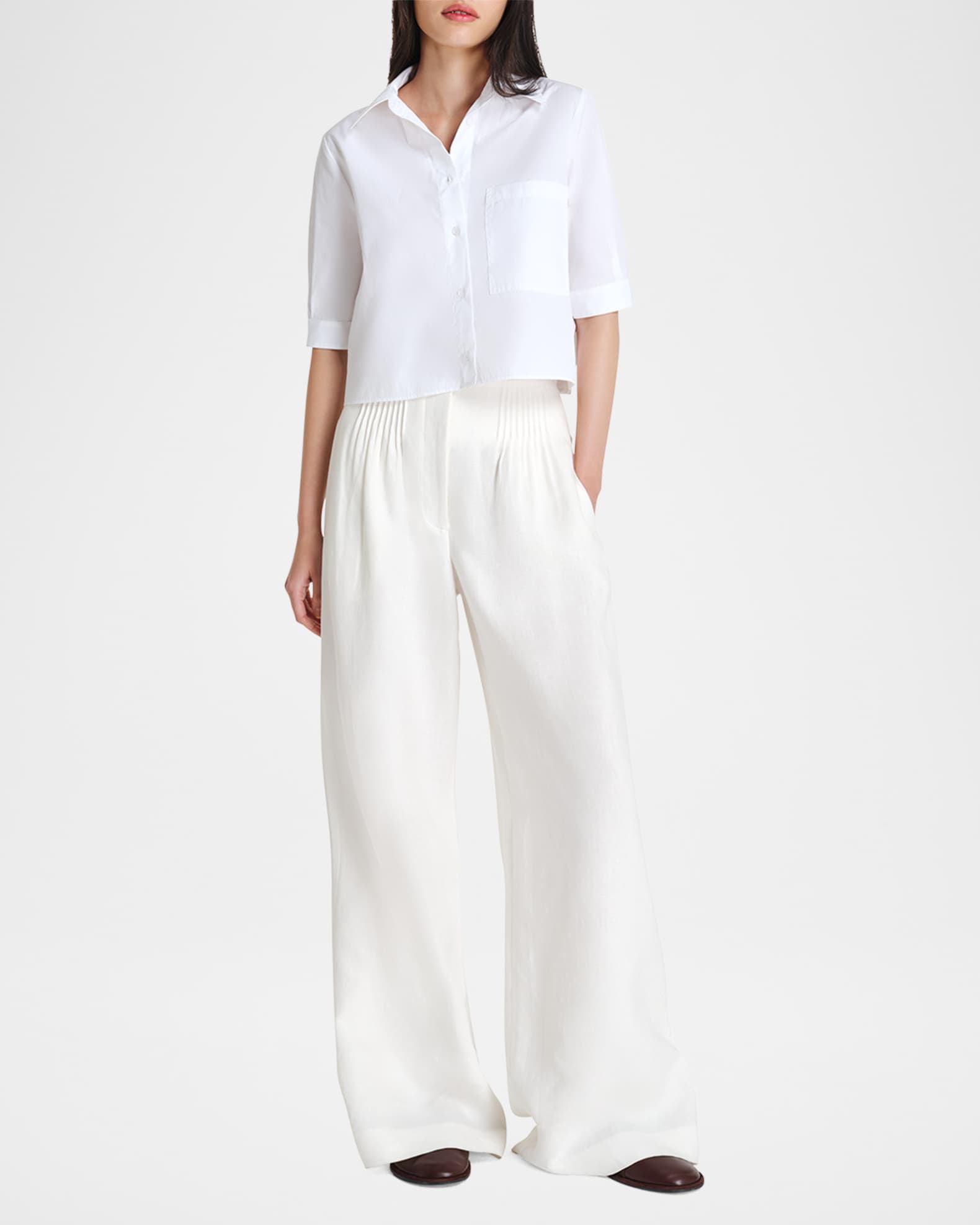 Short Lived Button-Front Shirt 1