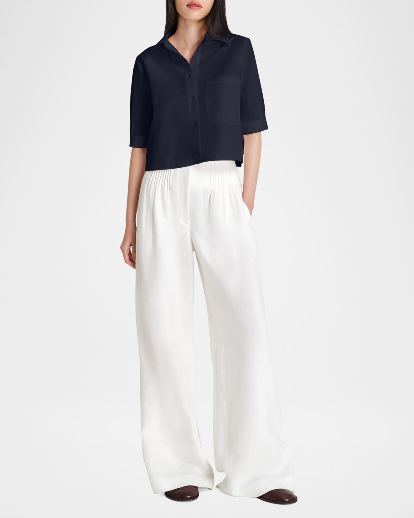 Short Lived Button-Front Shirt 1