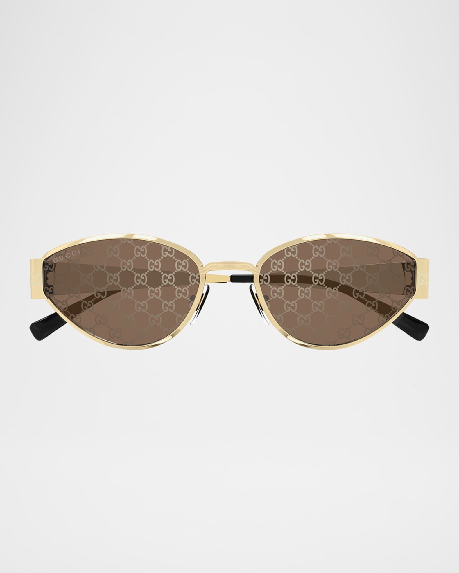 グッチ　GUCCI サングラス　GG0280 Gucci GG Metal Oval Sunglasses | Neiman Marcus