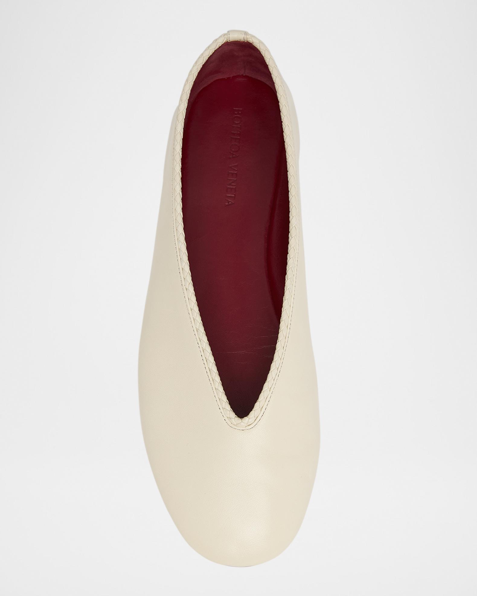 Lagoon Nappa Leather Ballerina Flats | Neiman Marcus