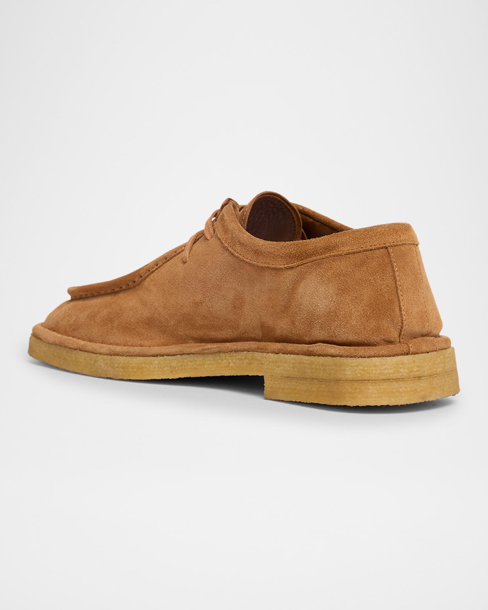 Bottega Veneta Daddy Derby Suede Wallabee Booties | Neiman 
