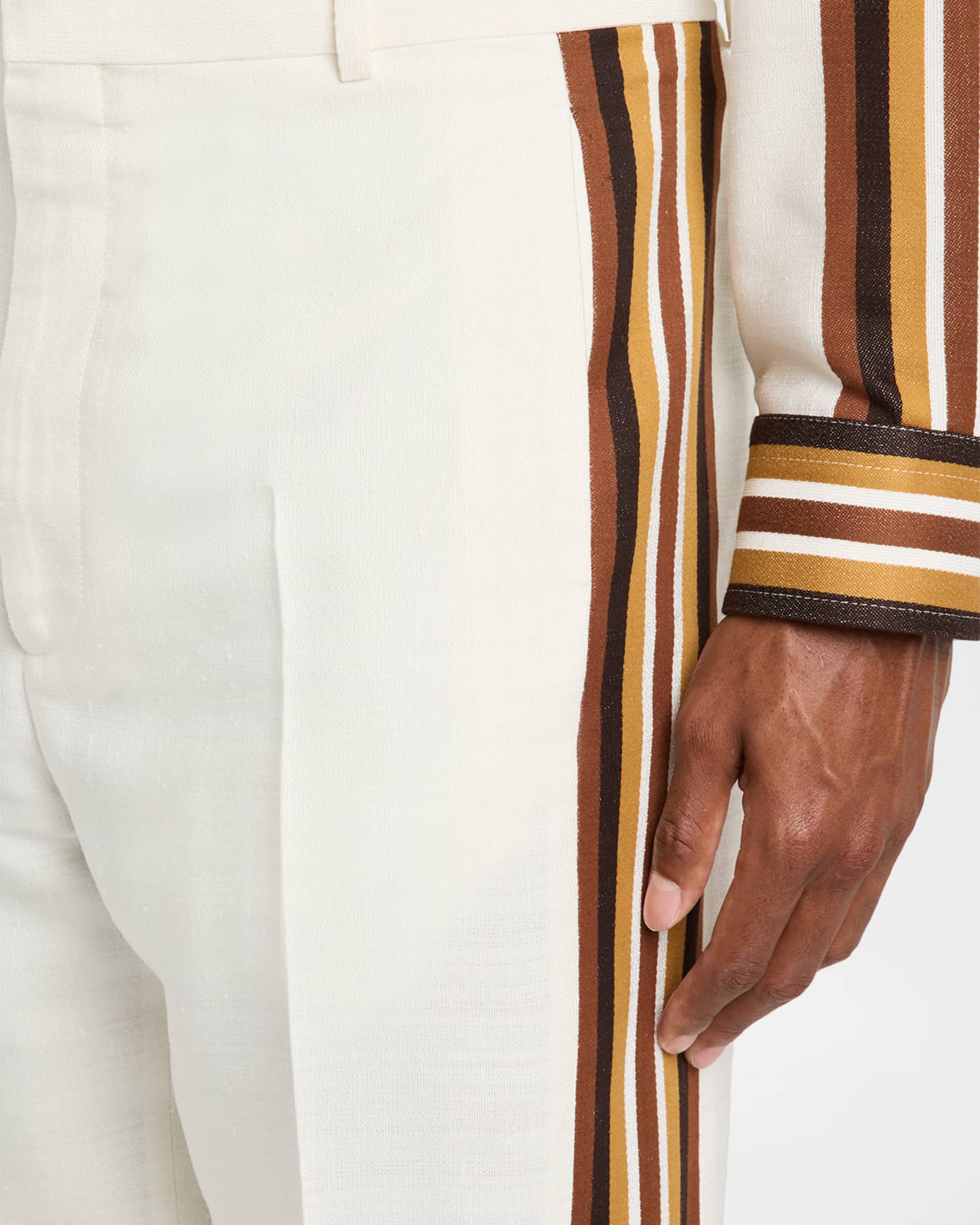 パンツ BOTTEGA VENETA PANTS (796590V1X50 9028) Bottega Veneta Pants with striped pattern | Men's Clothing