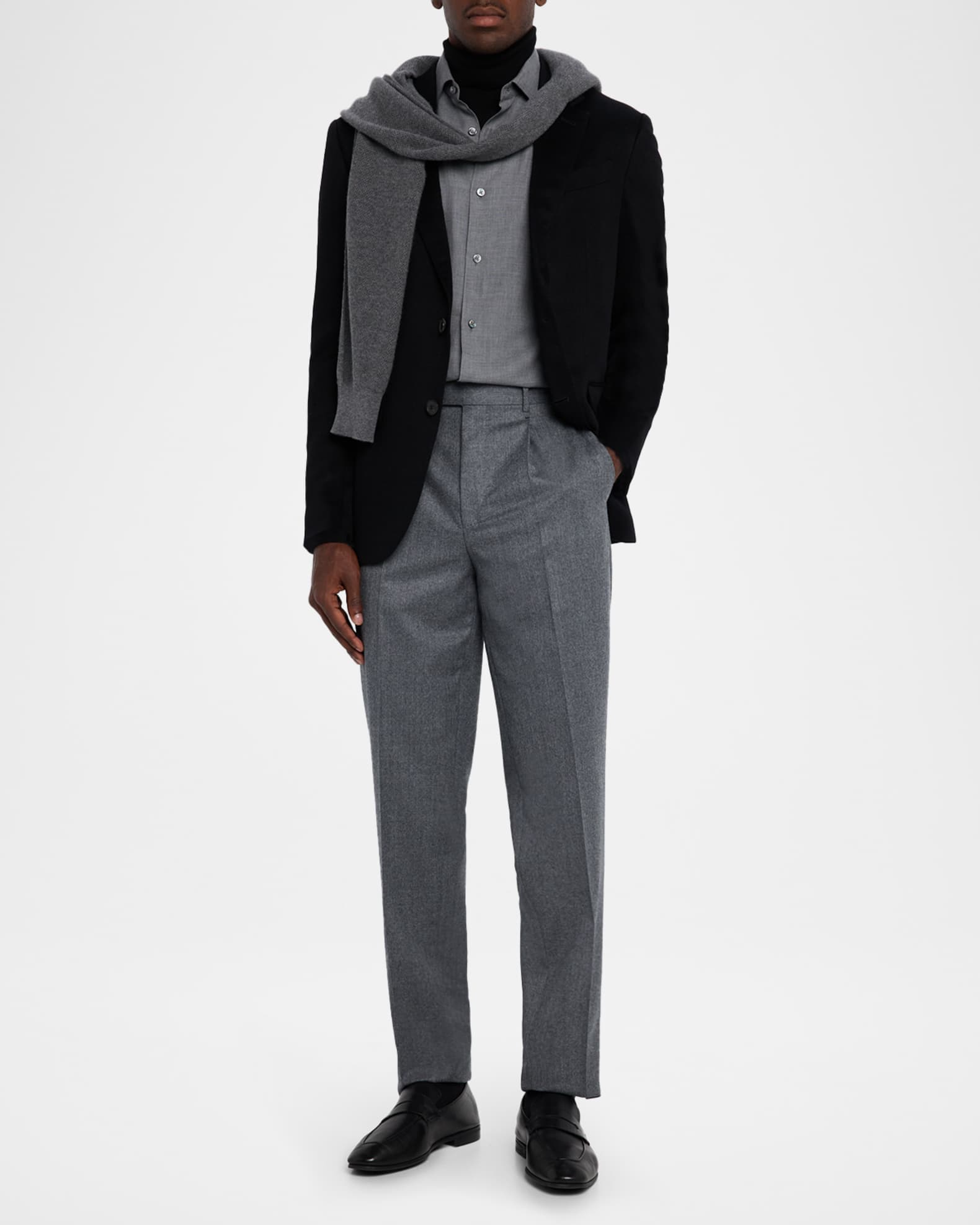 ZEGNA Men's Oasi Cashmere Single-Breasted Blazer | Neiman Marcus