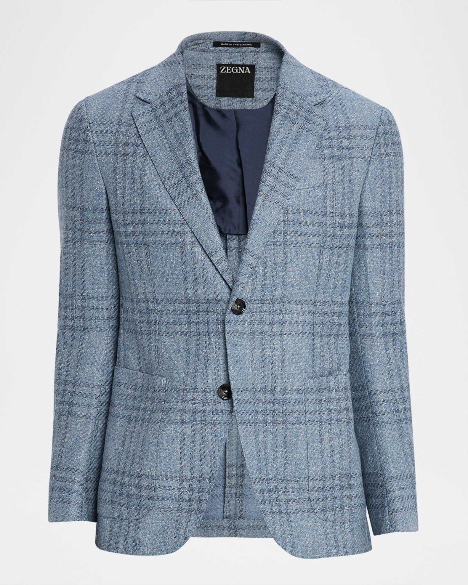ZEGNA Men's Maxi-Plaid Woven Patch-Pocket Sport Coat | Neiman Marcus
