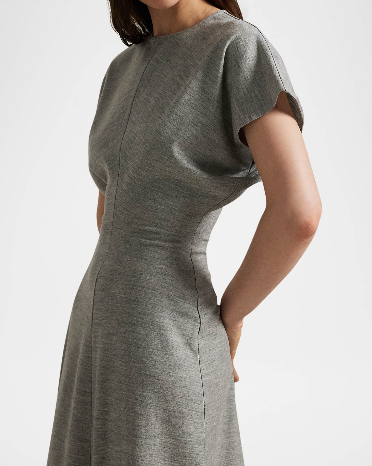 Polo Ralph Lauren Wool-Blend Dolman Maxi Dress Neiman Marcus