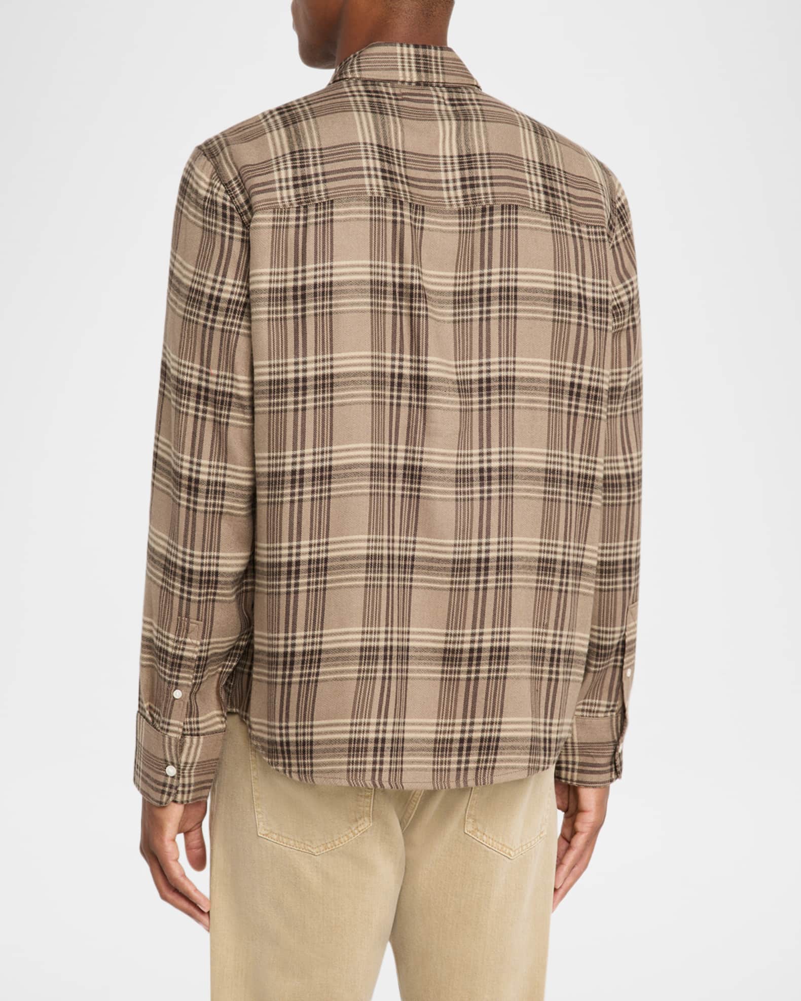 Men's Everett Plaid Button-Down Shirt