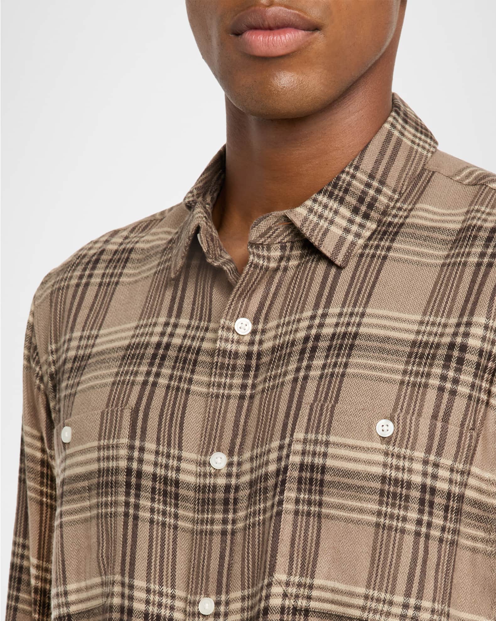 Men's Everett Plaid Button-Down Shirt