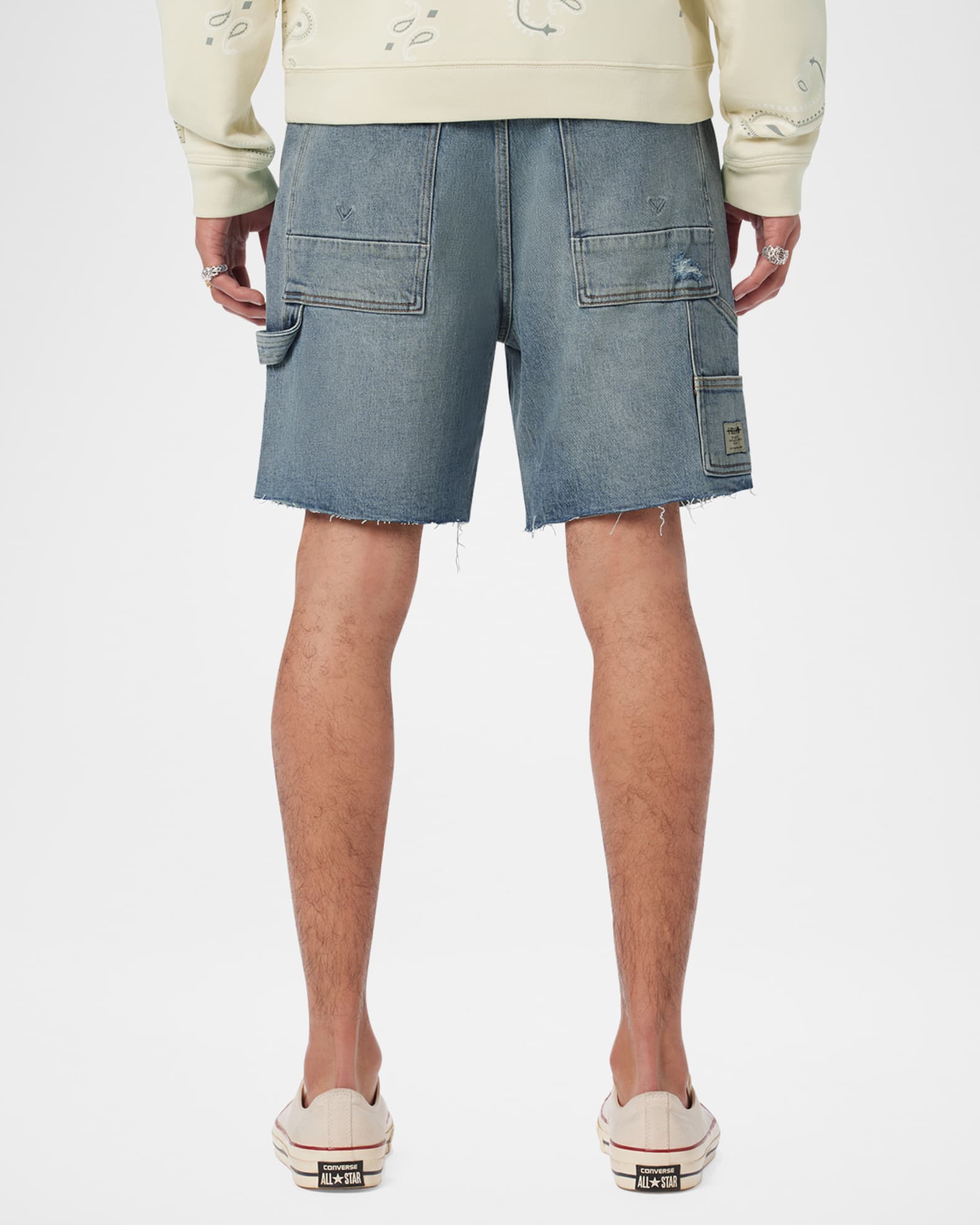 Hudson Men's Denim Carpenter Shorts | Neiman Marcus