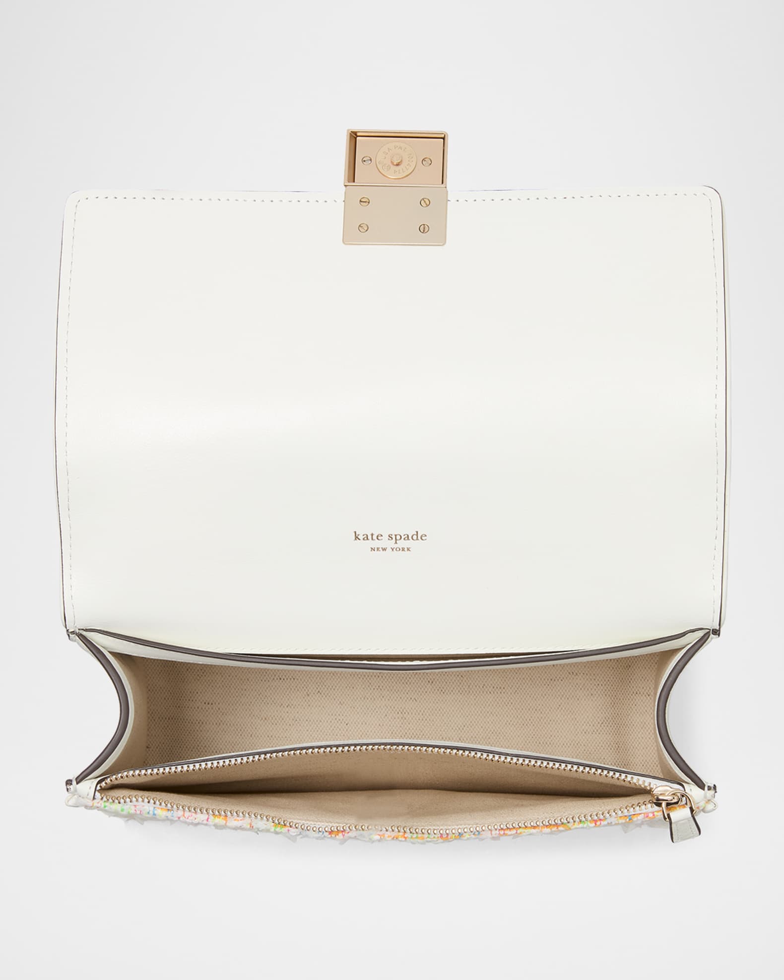 kate spade new york deco tweed chain shoulder bag | Neiman kate spade new york deco tweed chain shoulder bag | Neiman