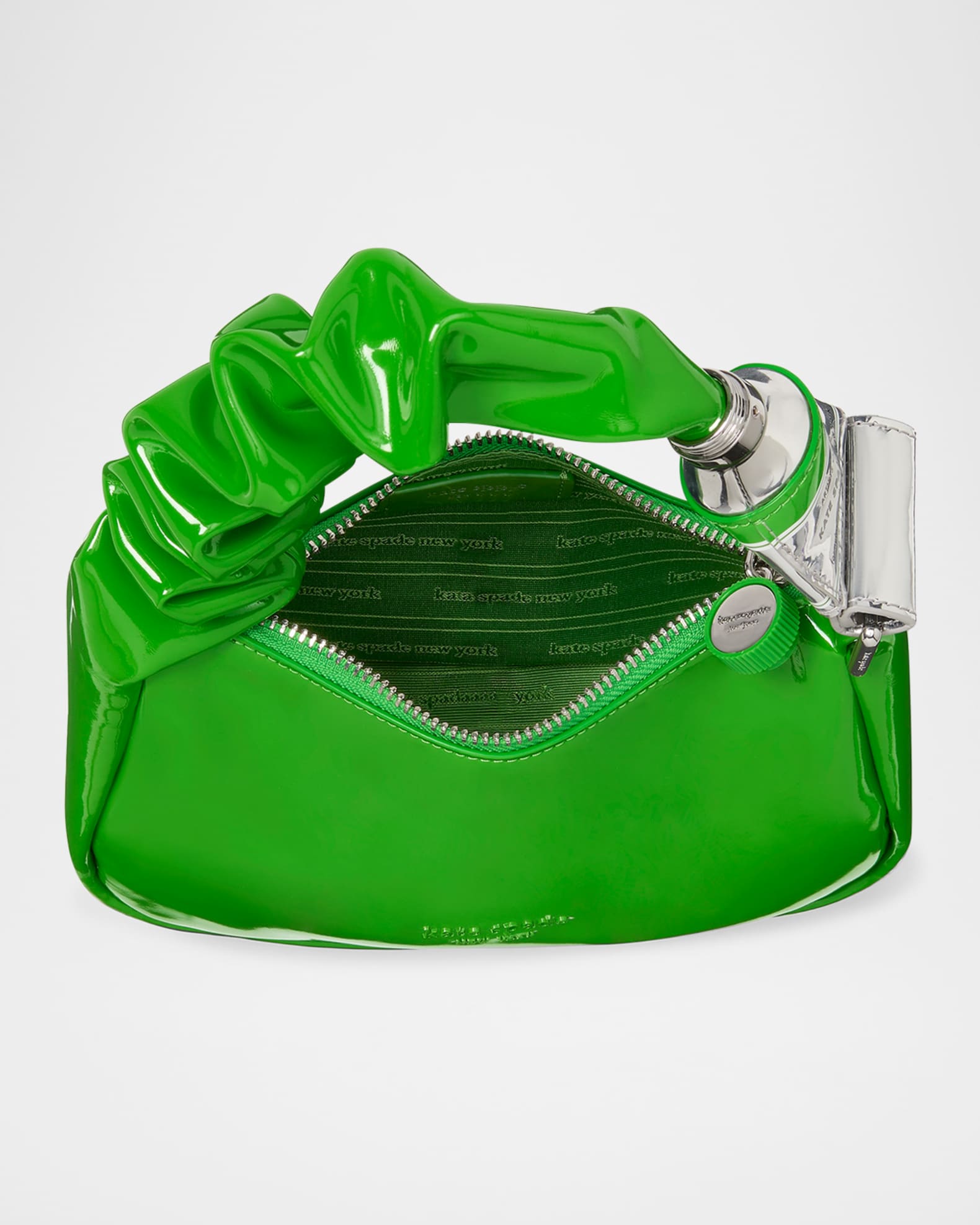 ゴージャス【kate spade】 Squeeze トップハンドルバッグ kate spade new york squeeze patent top-handle bag | Neiman