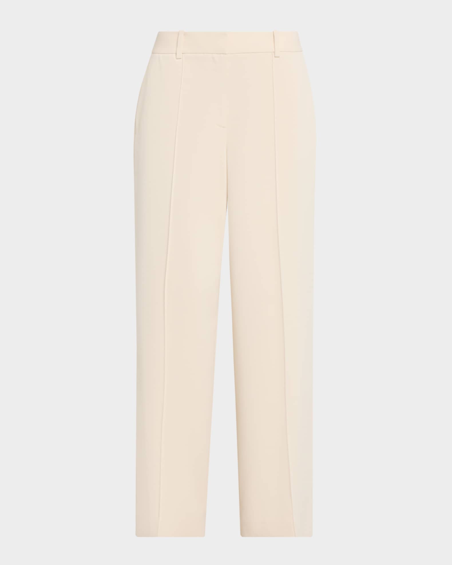 The Jana Wide-Leg Pintuck Pants 0