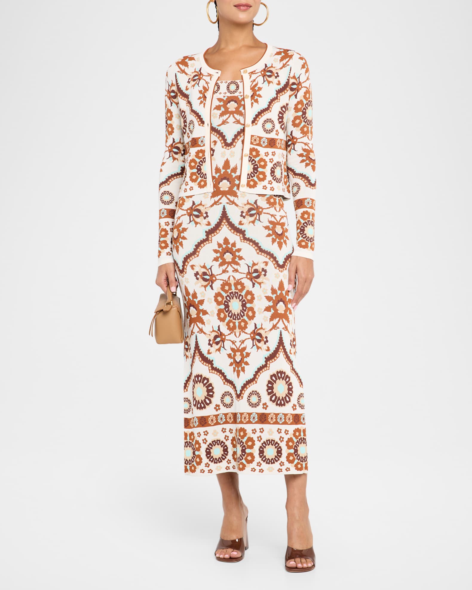 Ila Printed Knit Cardigan 1