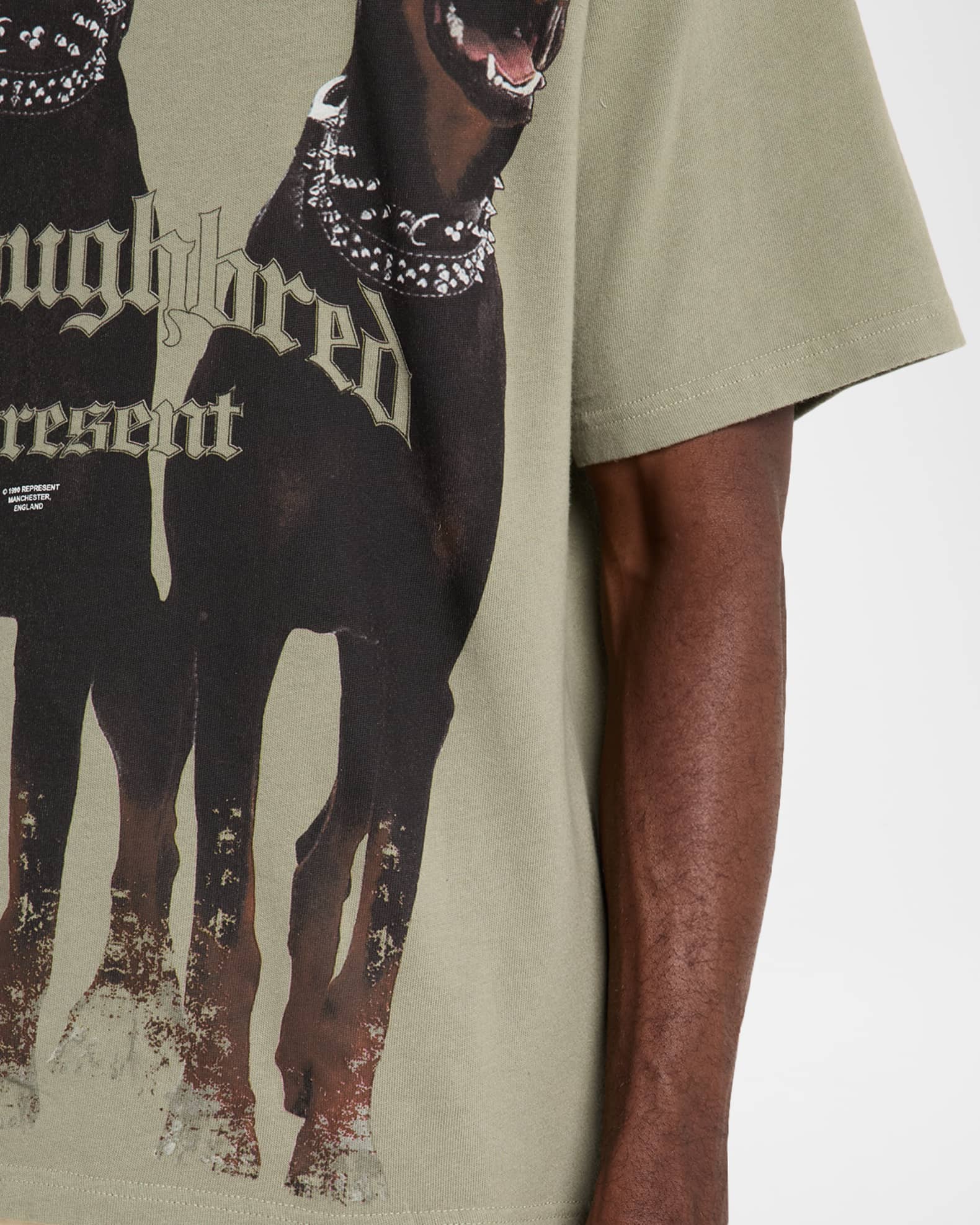 ★Represent★ ベージュ 'Thoroughbred' Tシャツ Represent Thoroughbred Tシャツ | ニュートラル | FARFETCH JP