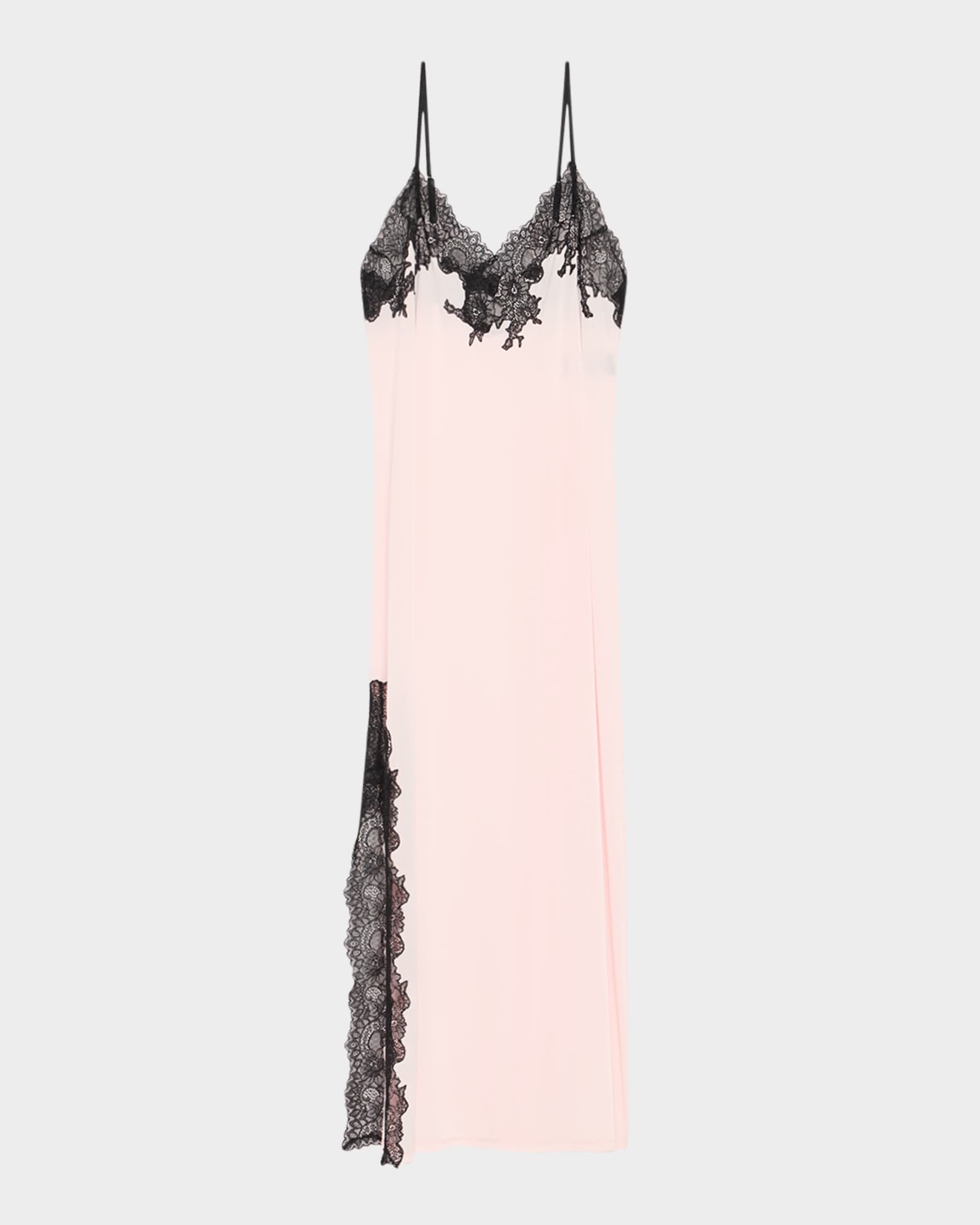 Enchant Silky Lace-Trim Nightgown 0