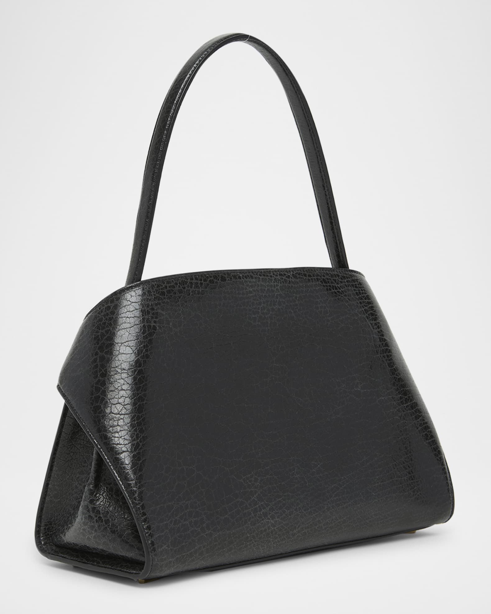 Hug Grain Leather Shoulder Bag