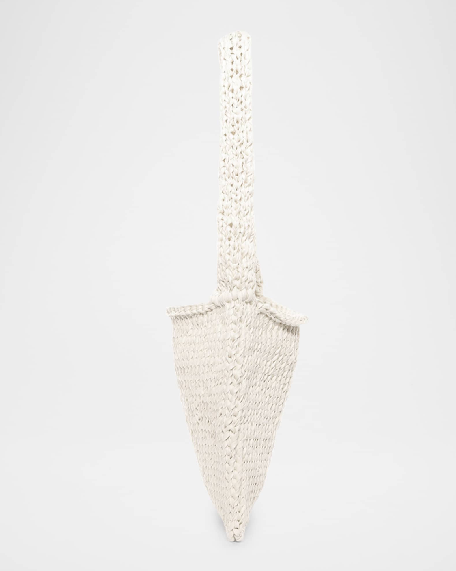 THE ROW Didion Woven Shoulder Bag in Waxed Cotton | Neiman