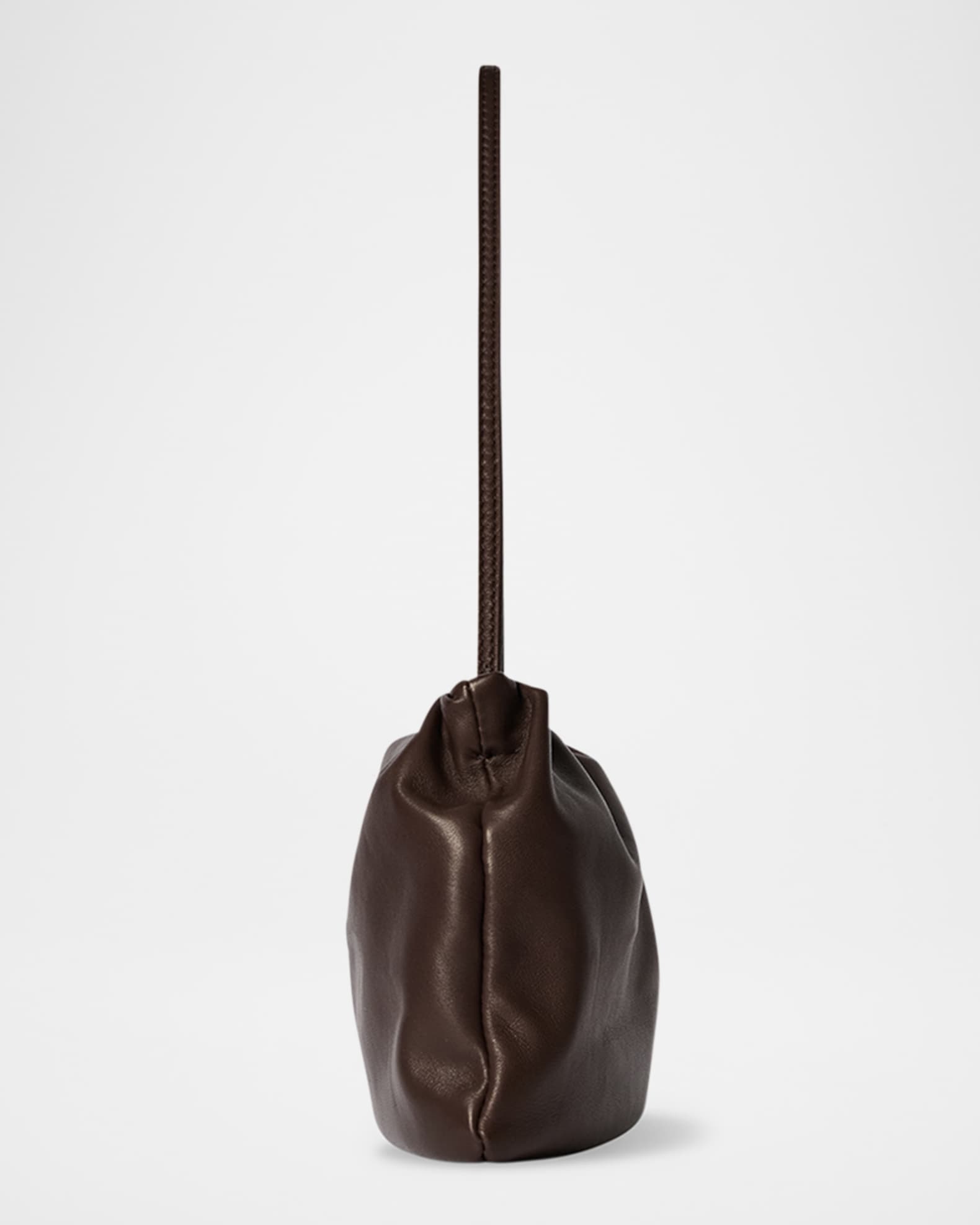 THE ROW XL Bourse Shoulder Bag in Silk Leather | Neiman Marcus