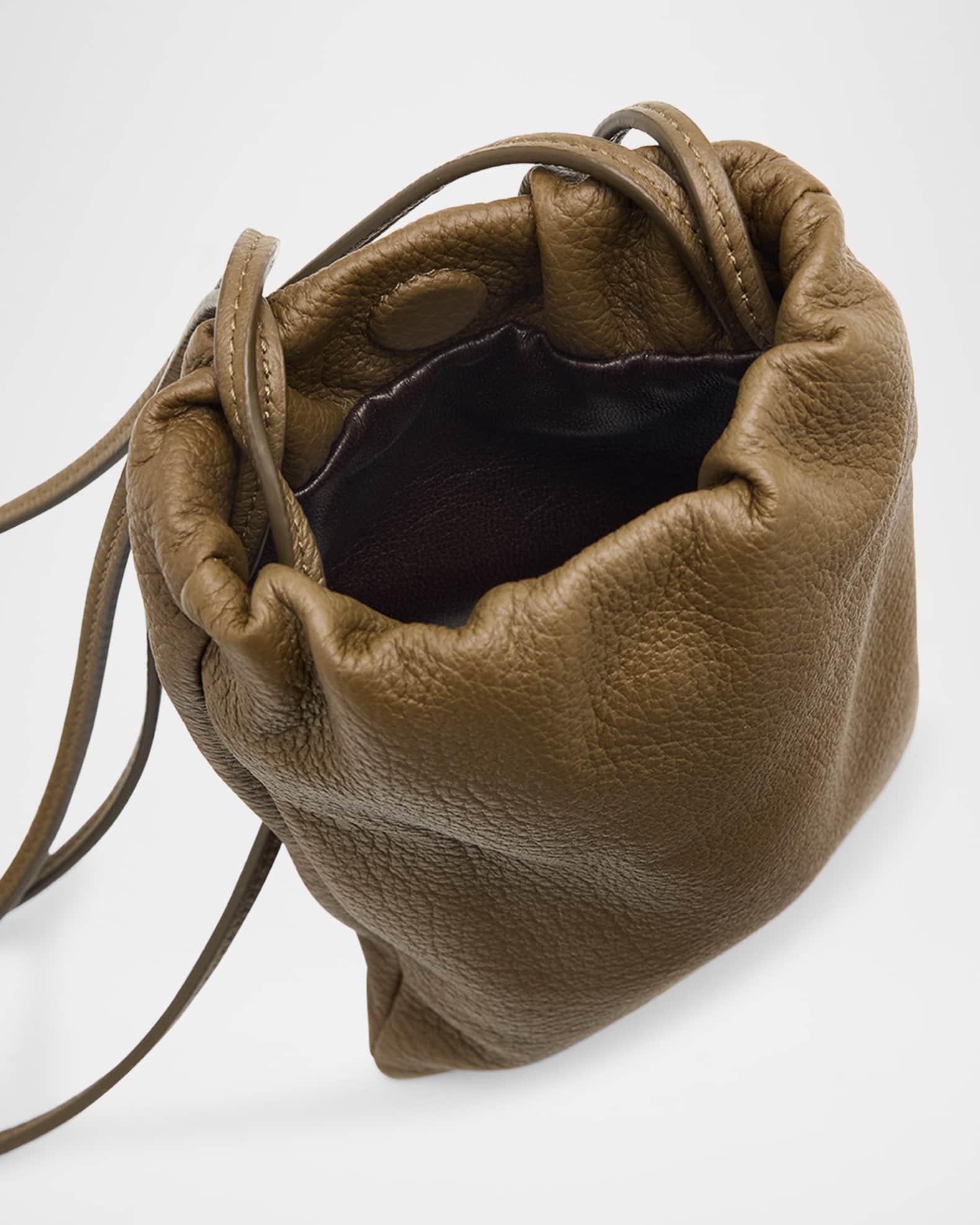 THE ROW Bourse Phone Case in Deer Leather | Neiman Marcus