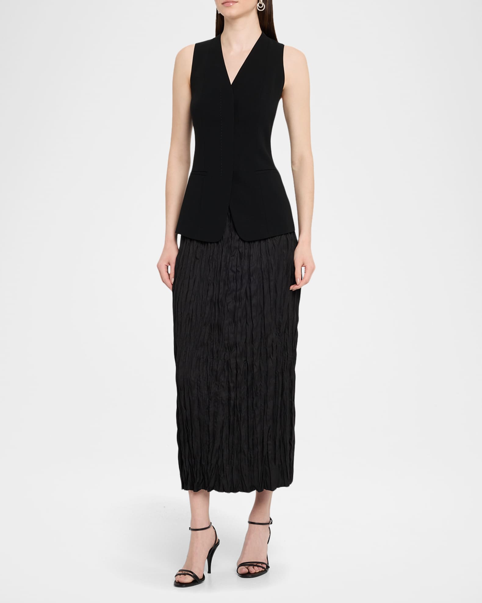 Tailored Finesse Crepe Vest 1