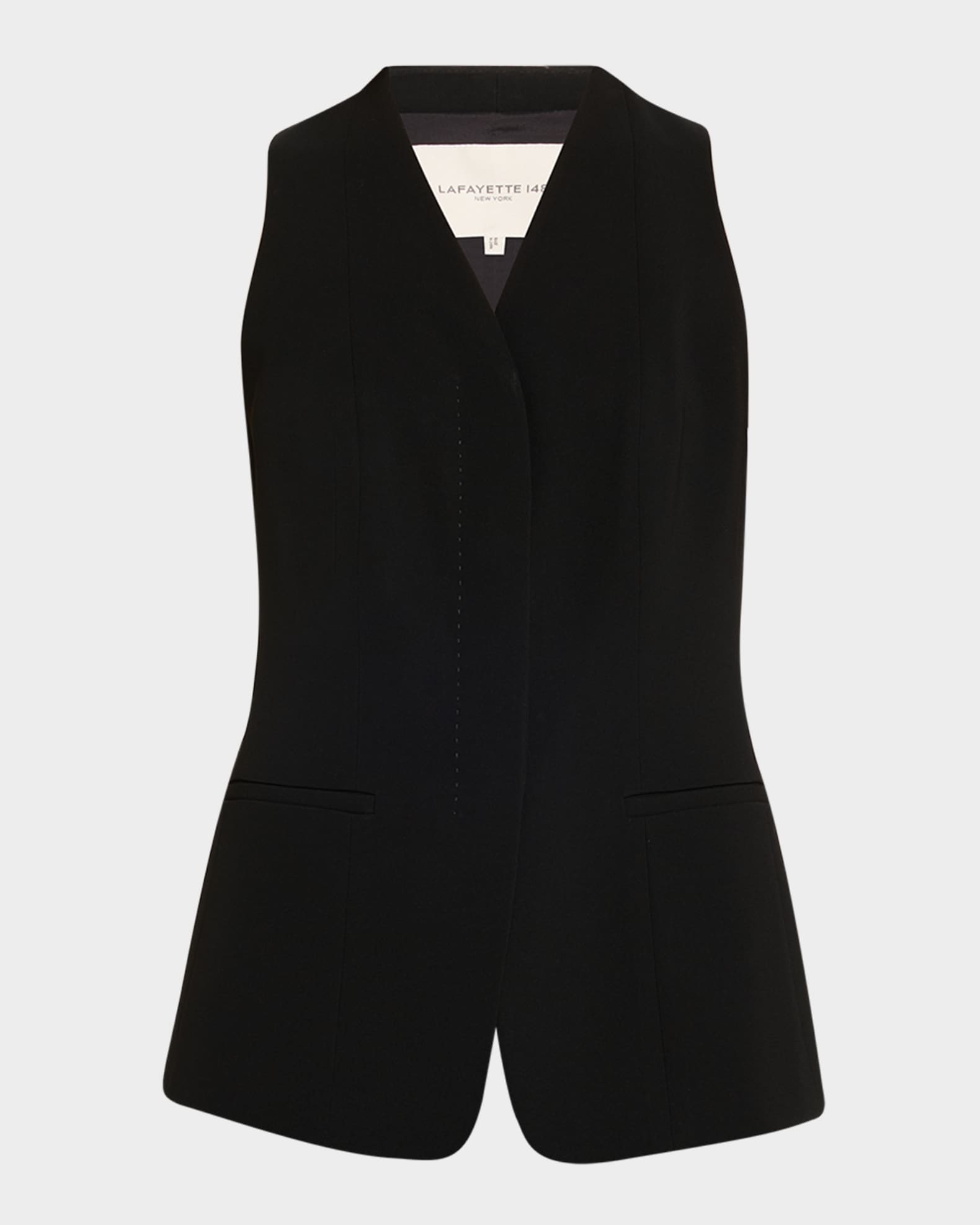Tailored Finesse Crepe Vest 0