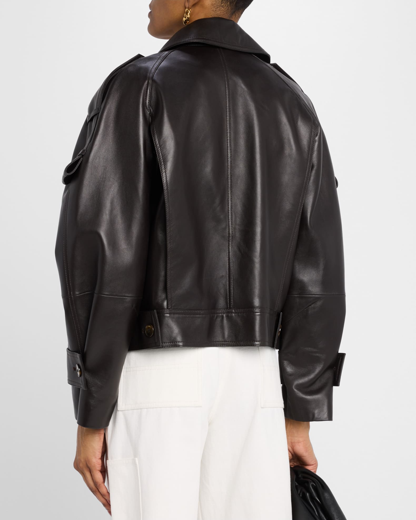 A.L.C. Miles Leather Utility Jacket | Neiman Marcus