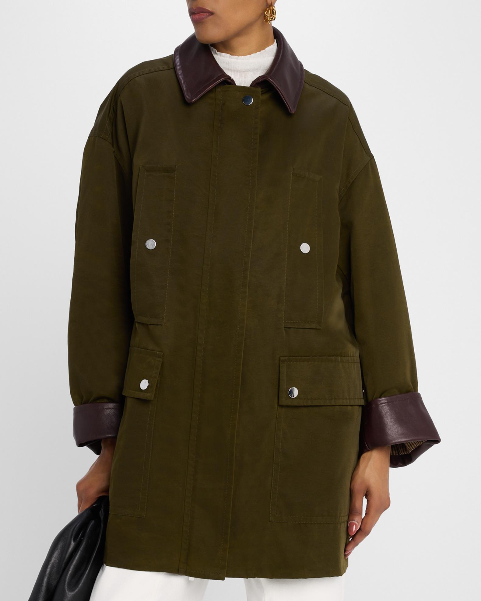 A.L.C. Theo Oversized Barn Jacket | Neiman Marcus