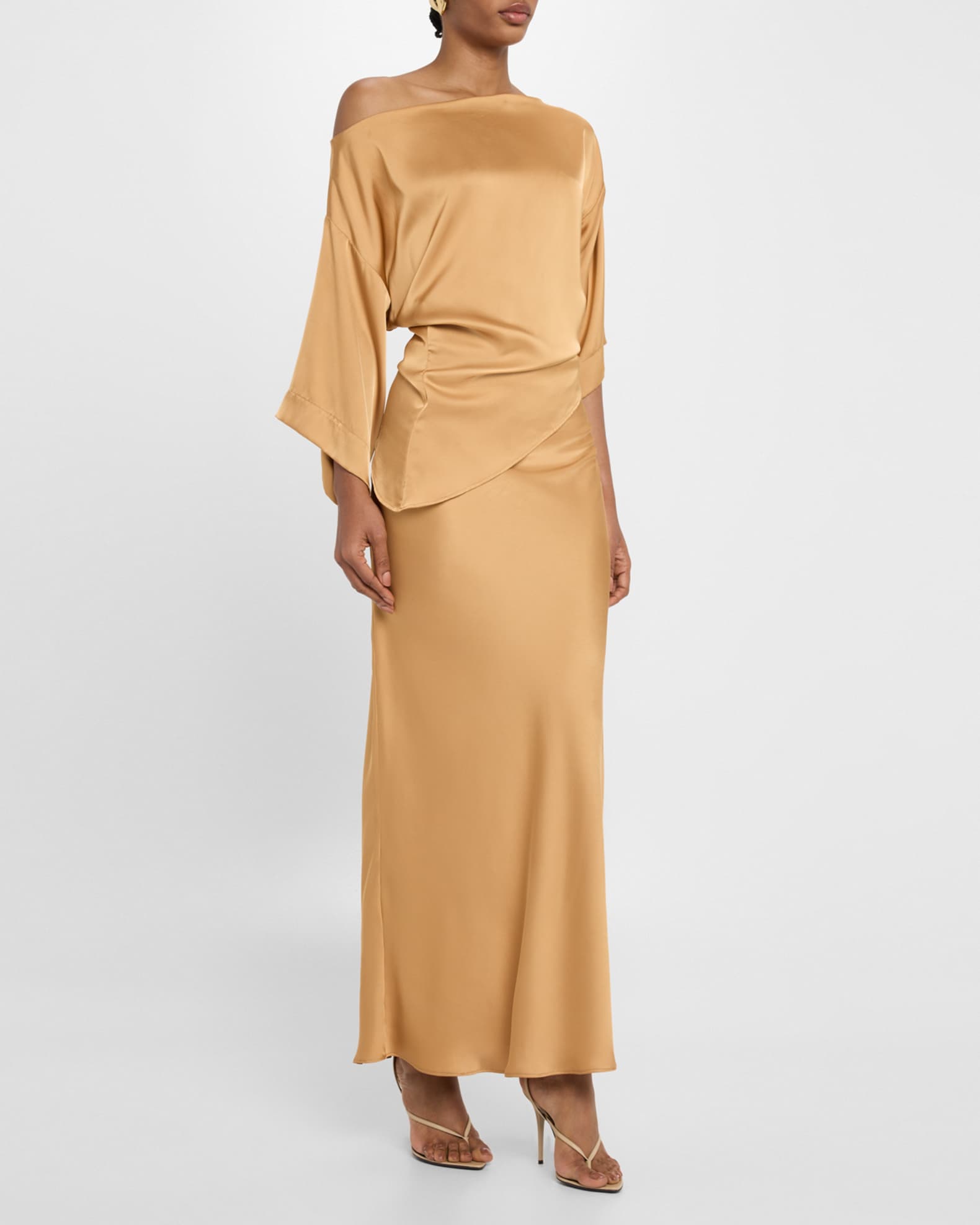 Cataleya Draped One-Shoulder Top 1
