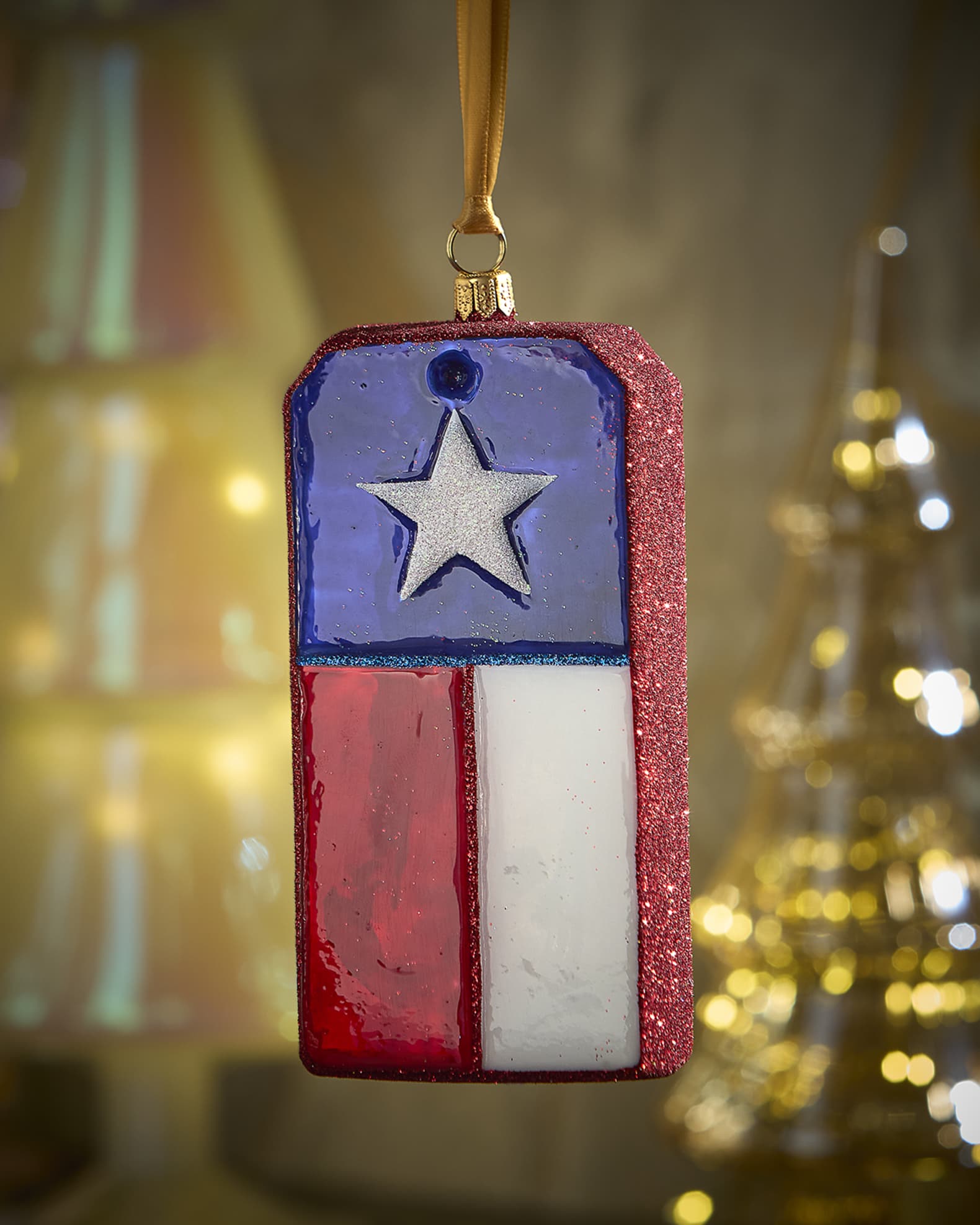 Joy To The World Collectibles Dallas Luggage Tag Christmas Ornament ...