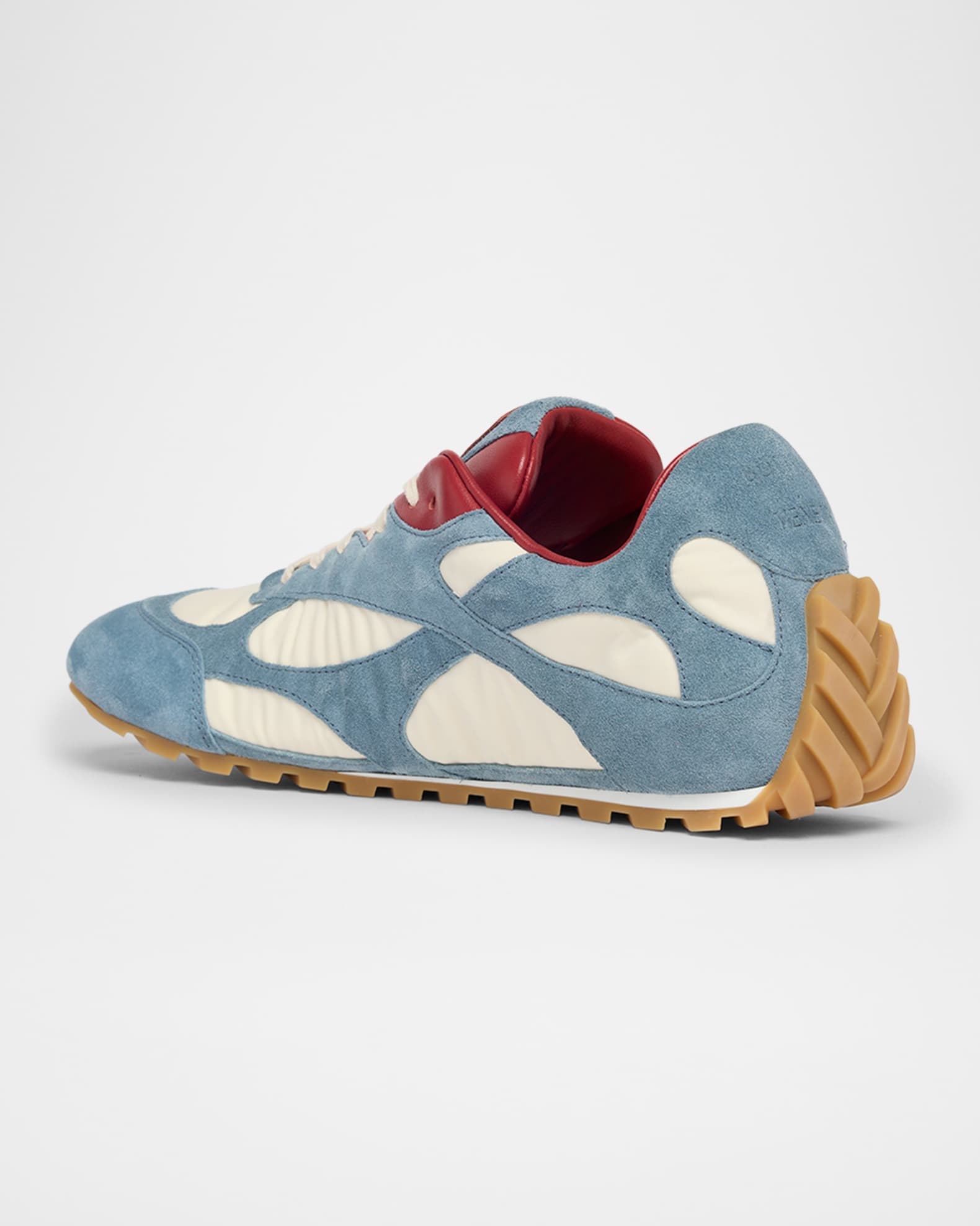 Bottega Veneta Orbit Lite Lace-Up Suede and Nylon Sneakers