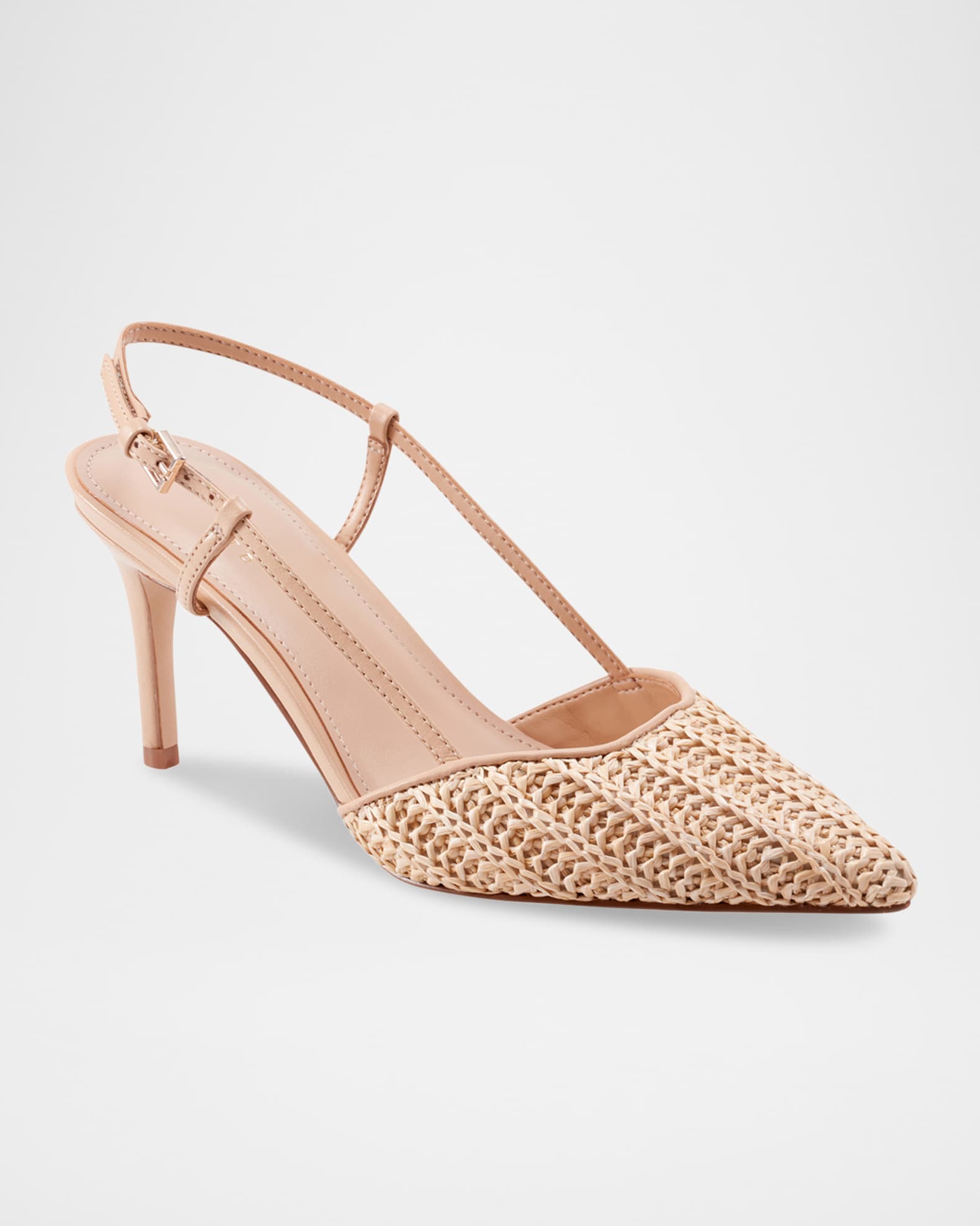 Flory Leather Slingback Pumps 1