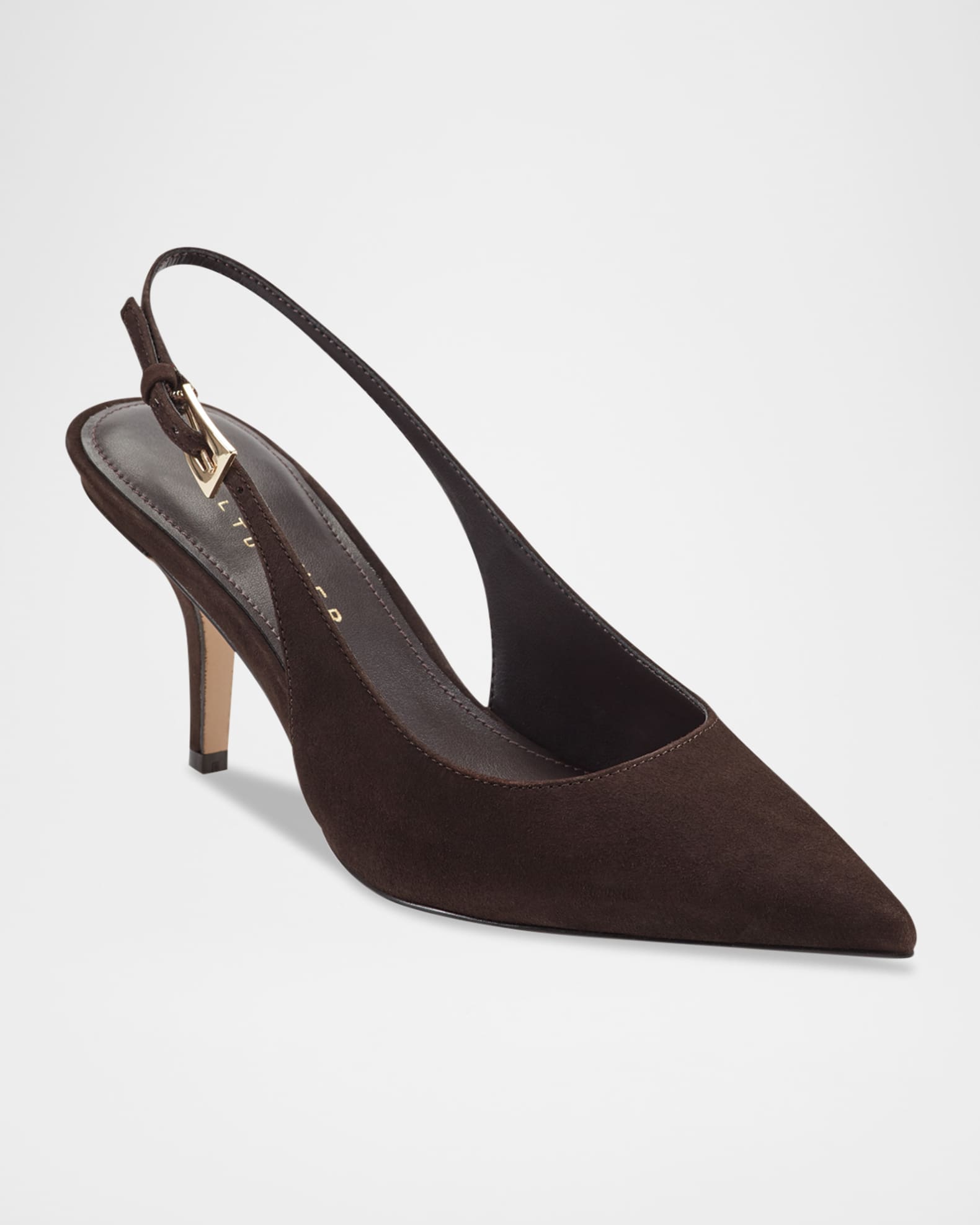 Dorie Suede Slingback Pumps 1